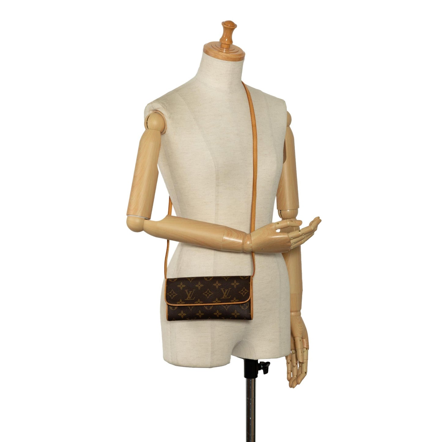 Louis Vuitton Monogram Pochette Twin PM (SHG-3k1Fag)