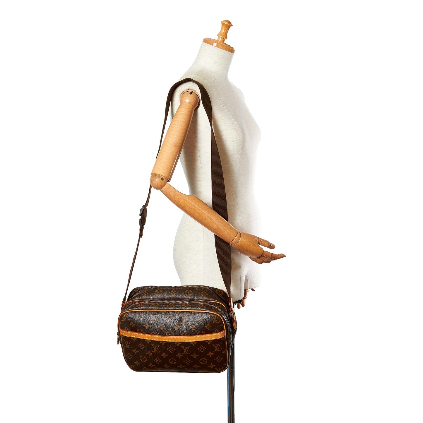 Louis Vuitton Monogram Reporter PM (SHG-26438)