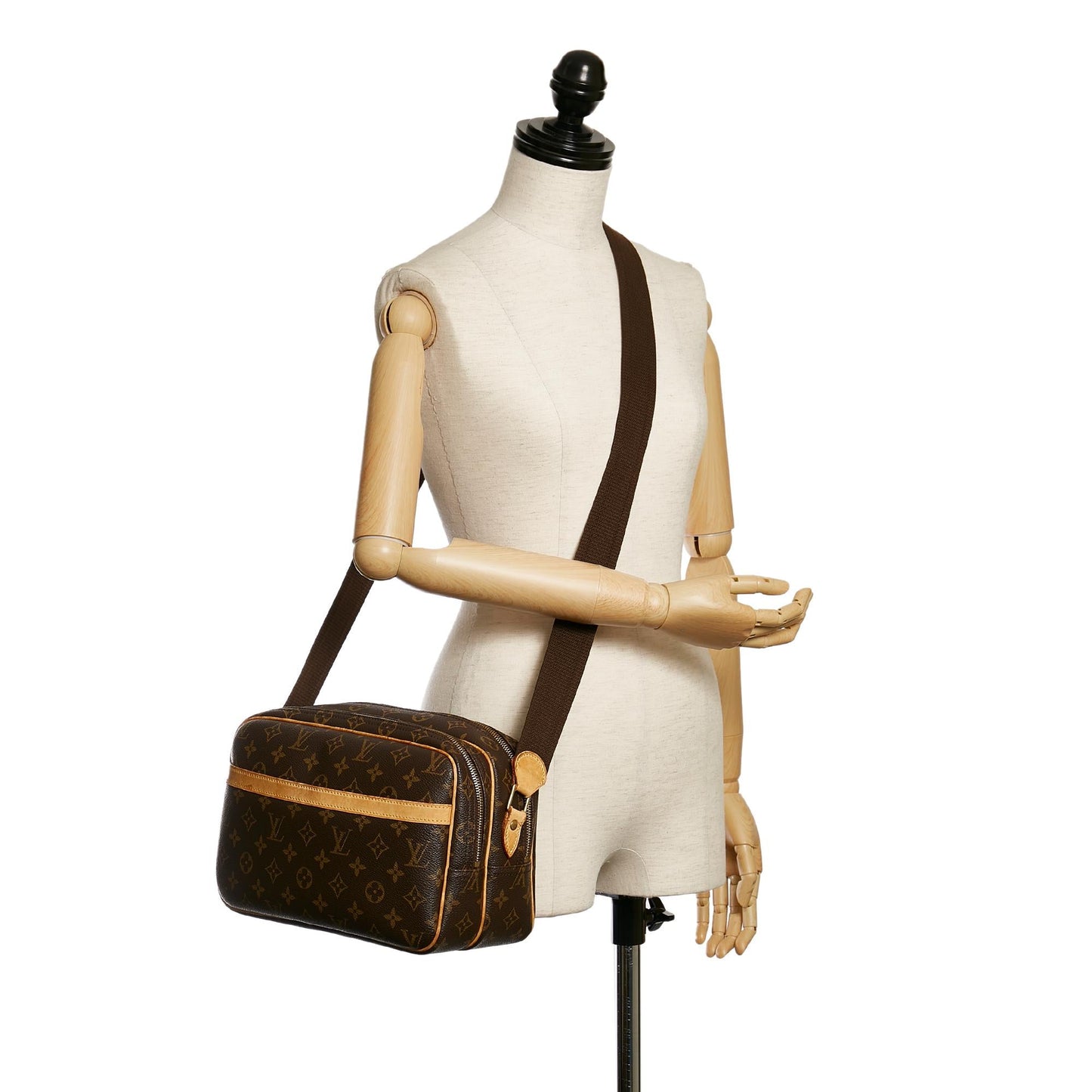 Louis Vuitton Monogram Reporter PM (SHG-30526)