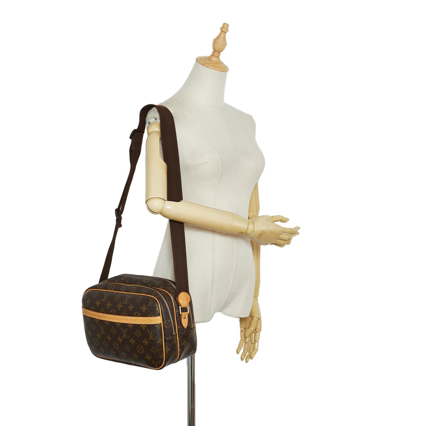 Louis Vuitton Monogram Reporter PM (SHG-jmzkVj)