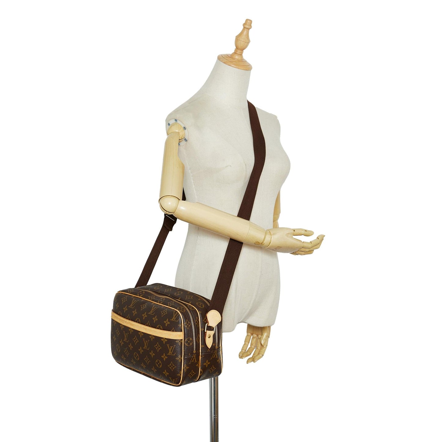 Louis Vuitton Monogram Reporter PM (SHG-mIIxeg)