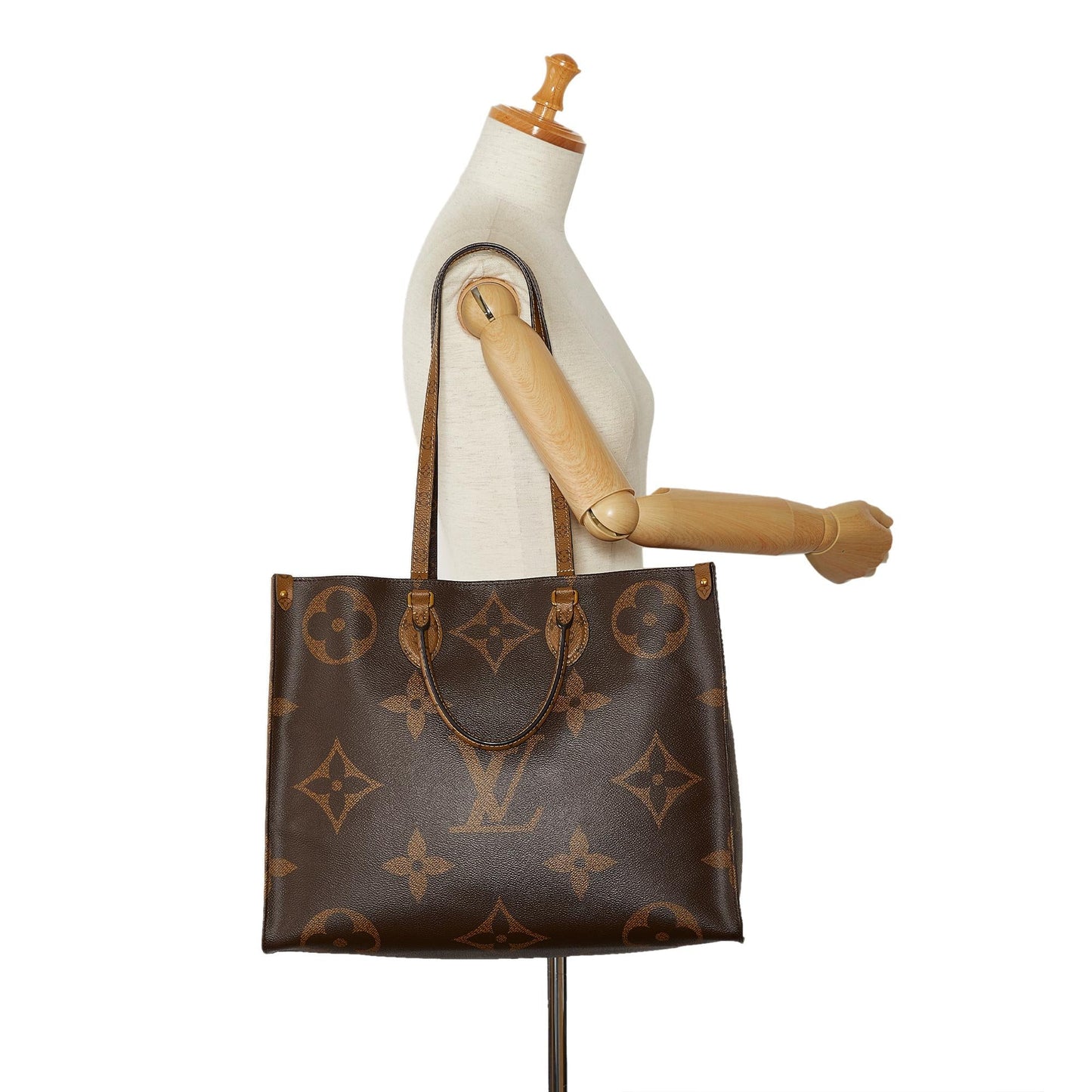 Louis Vuitton Monogram Reverse Giant Onthego GM (SHG-qdKF46)