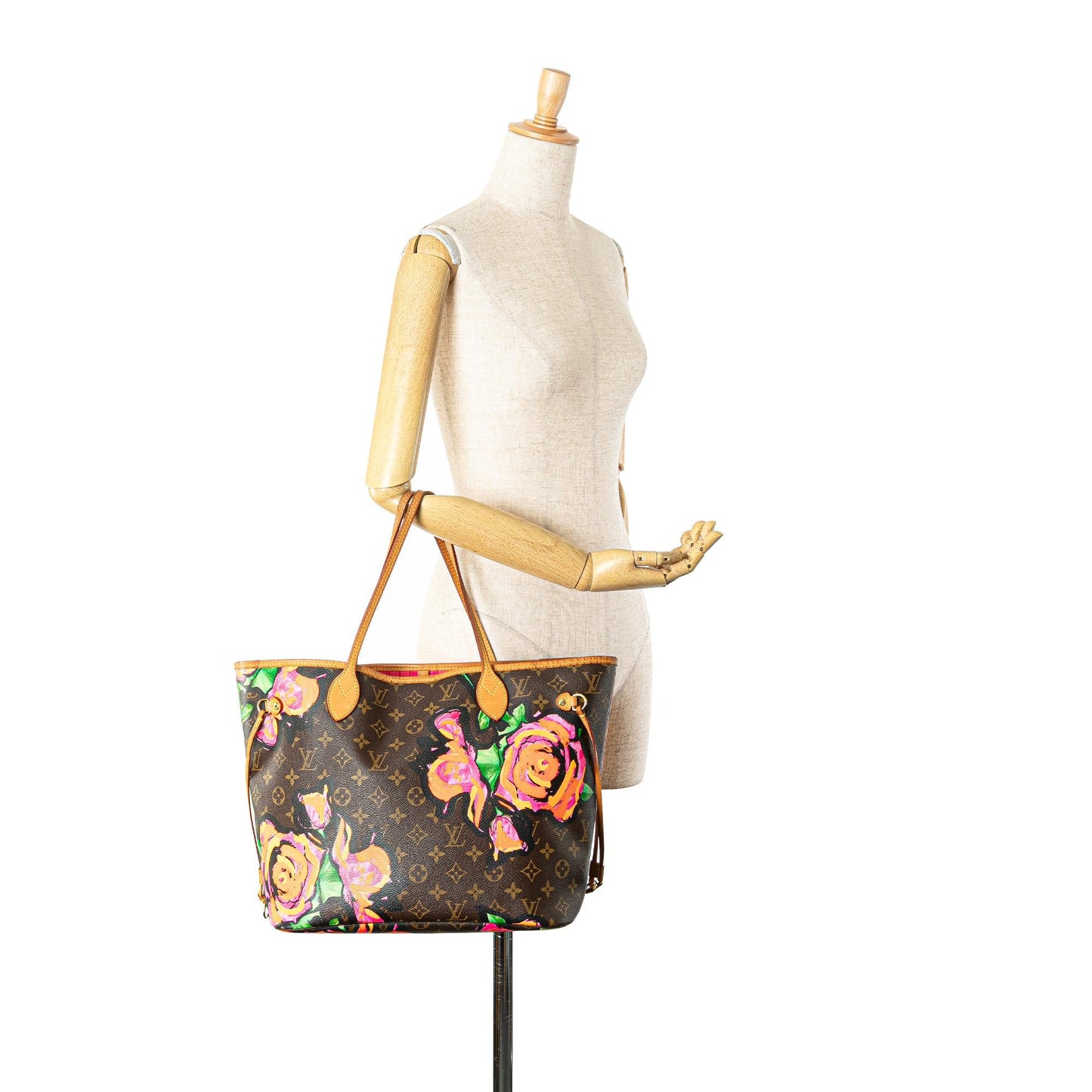 Louis Vuitton Monogram Roses Neverfull MM