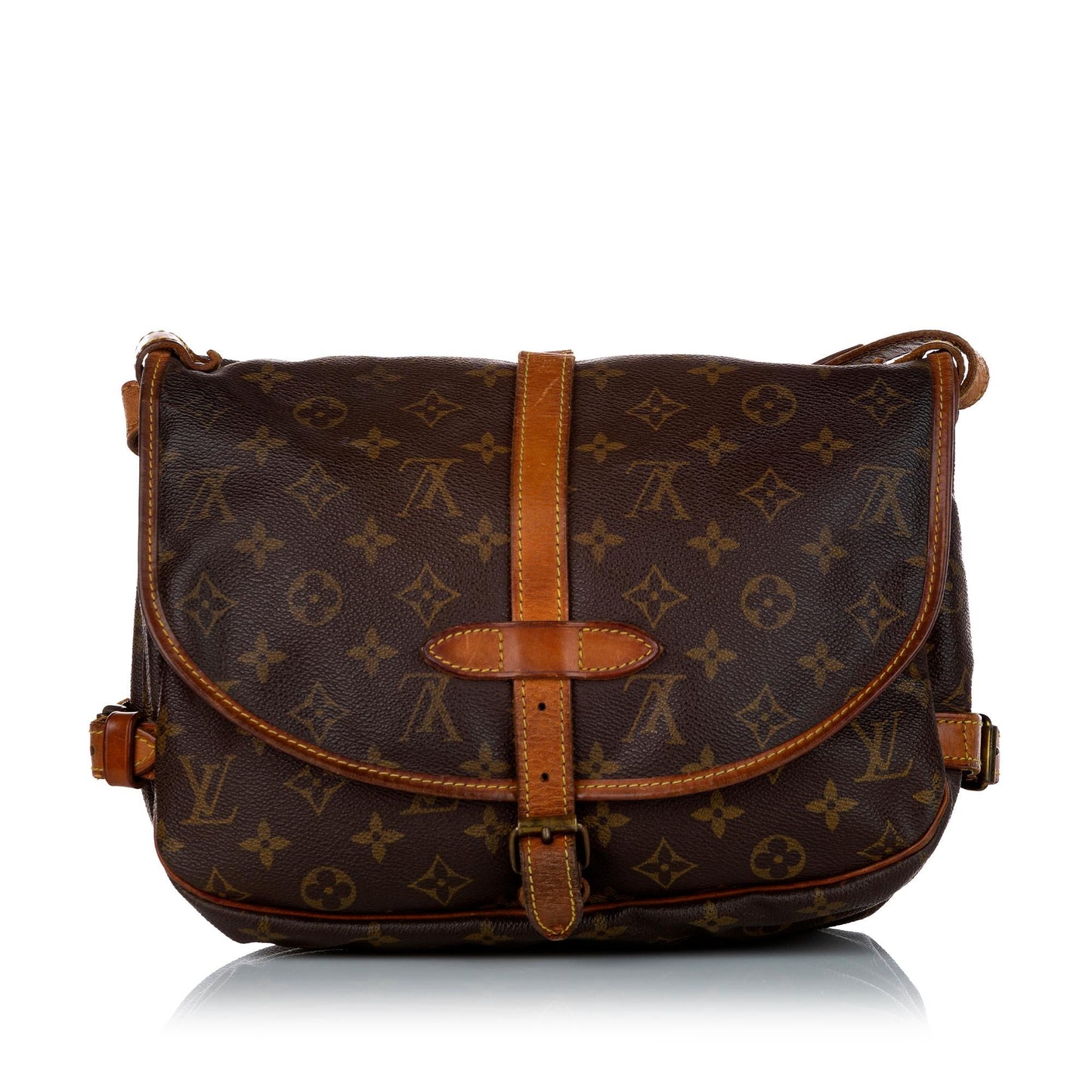 Louis Vuitton Monogram Saumur 25 (SHG-27526)