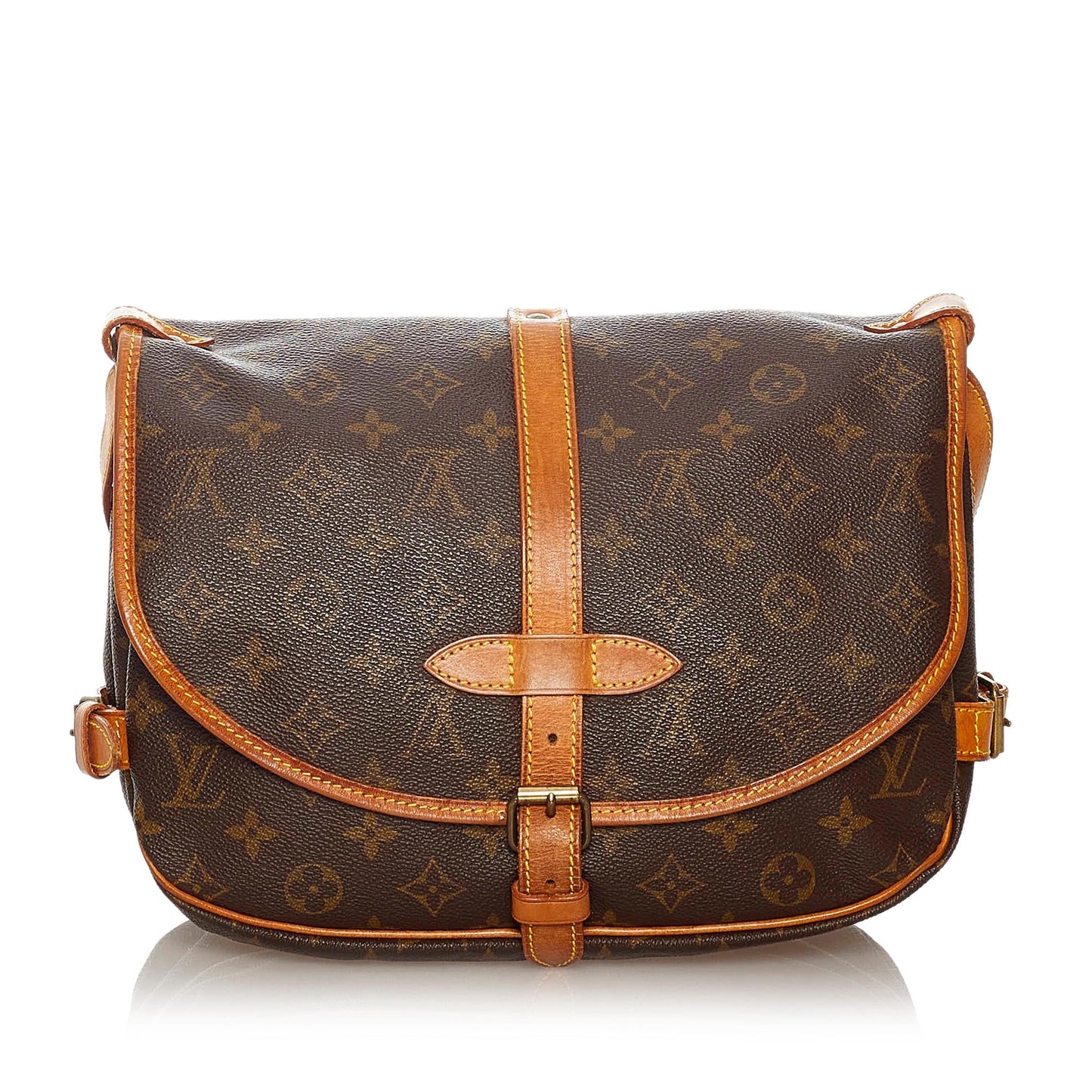 Louis Vuitton Monogram Saumur 25 (SHG-27700)