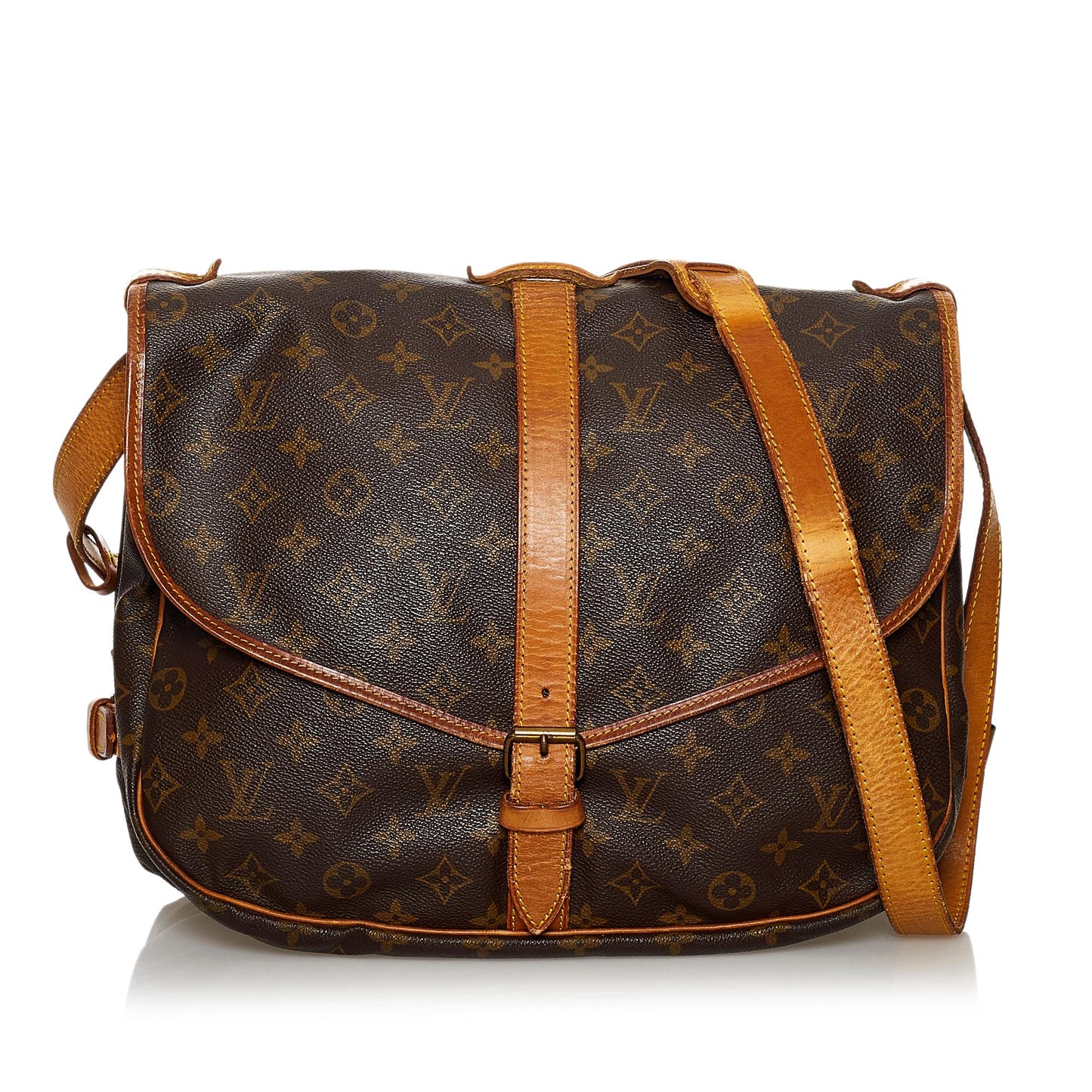 Louis Vuitton Monogram Saumur 25 (SHG-29783)