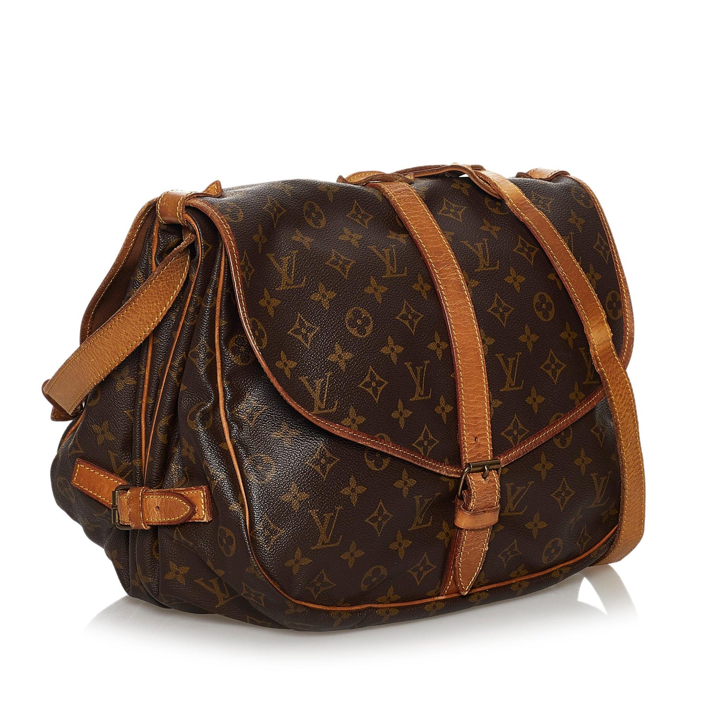 Louis Vuitton Monogram Saumur 25 (SHG-29783)