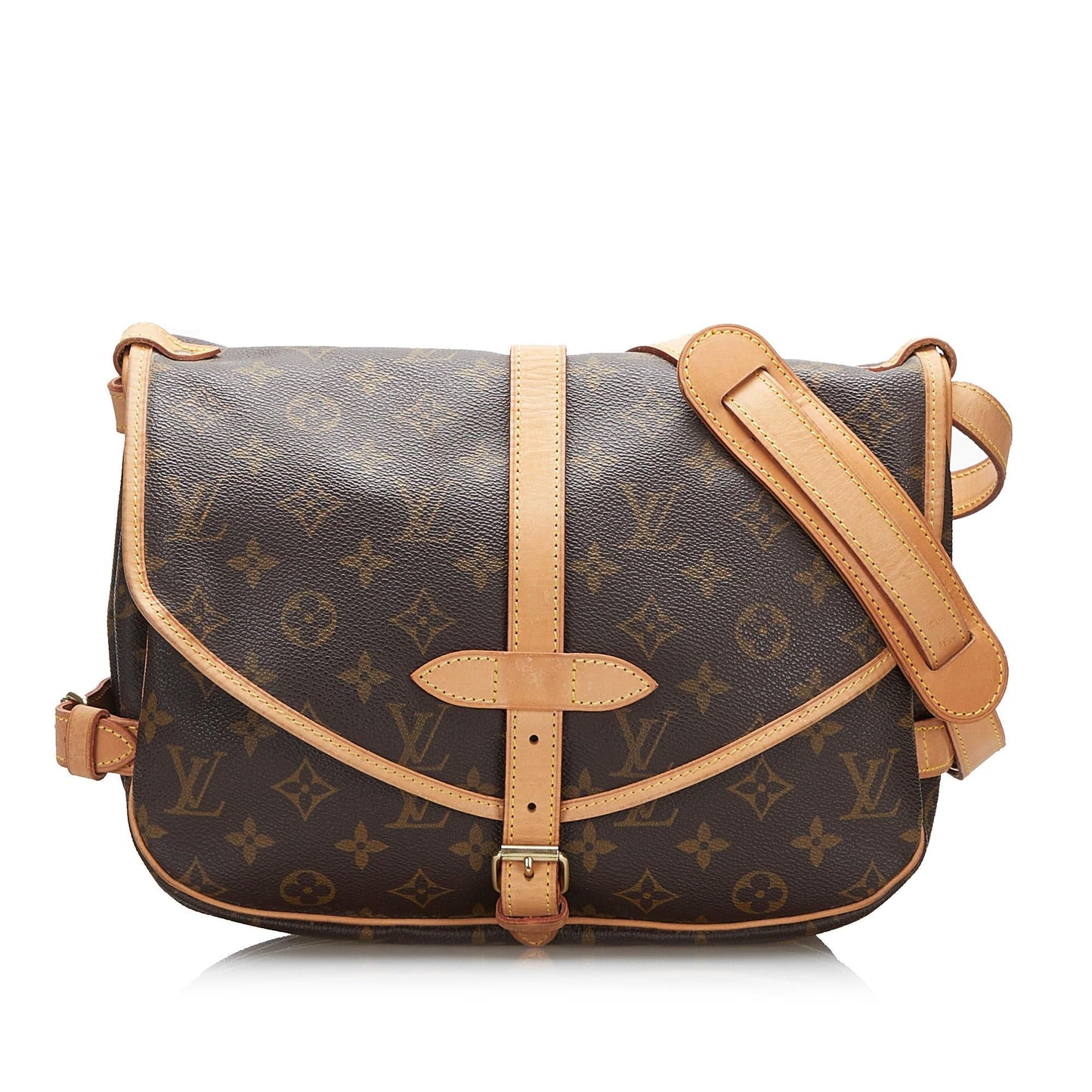Louis Vuitton Monogram Saumur 30 (SHG-MDYoCb)