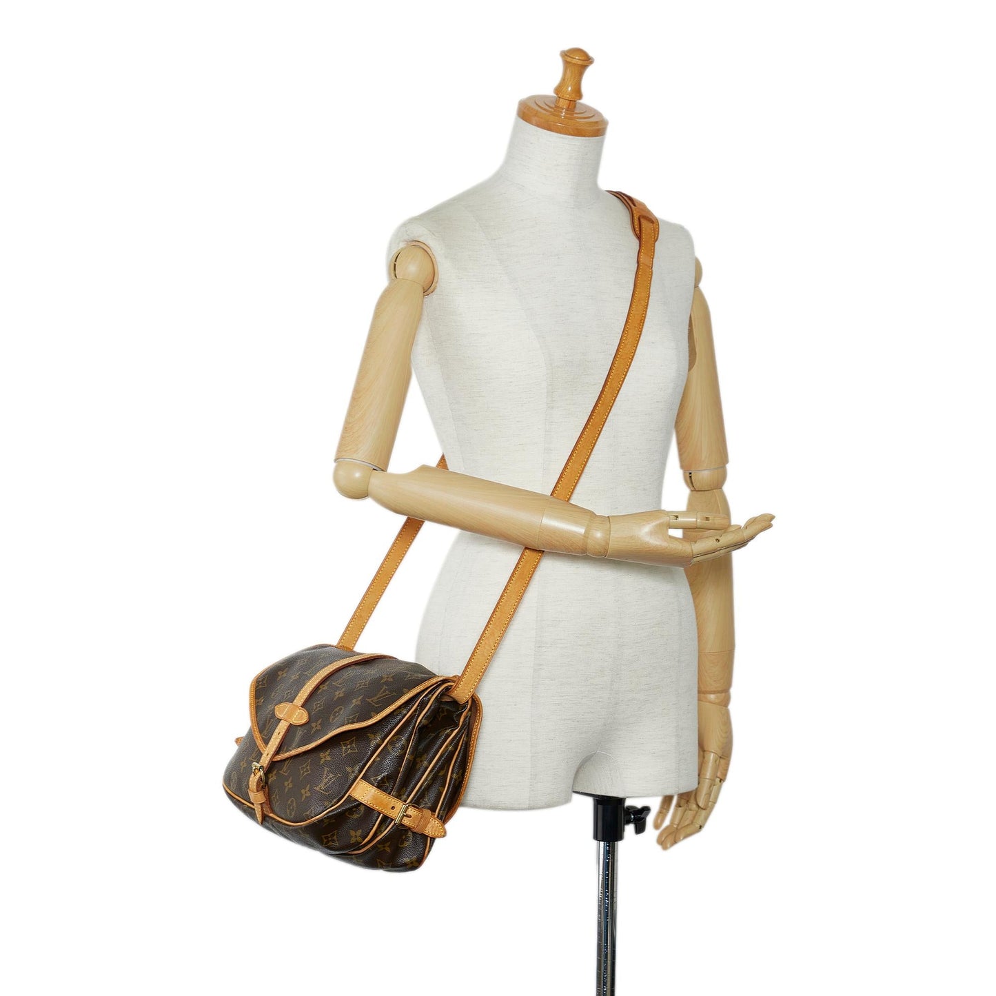 Louis Vuitton Monogram Saumur 30 (SHG-zhoc2P)