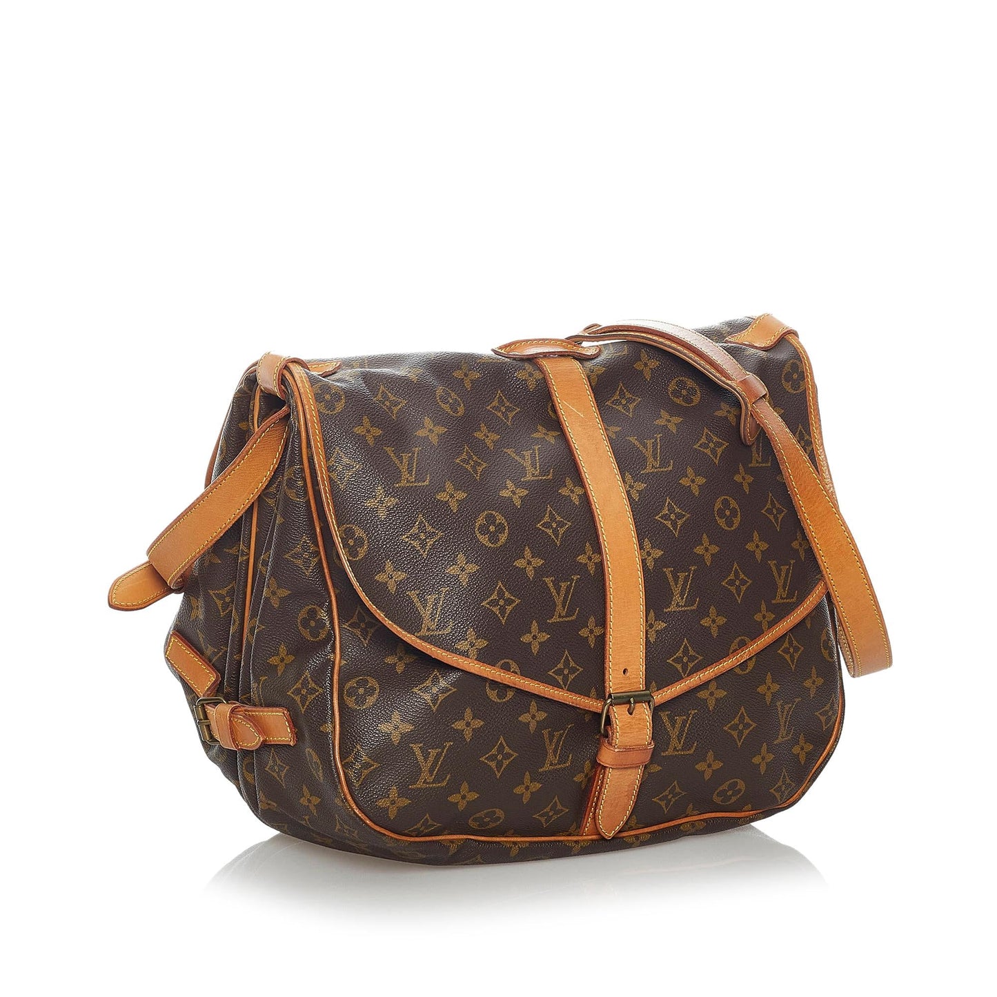 Louis Vuitton Monogram Saumur 35 (SHG-30334)