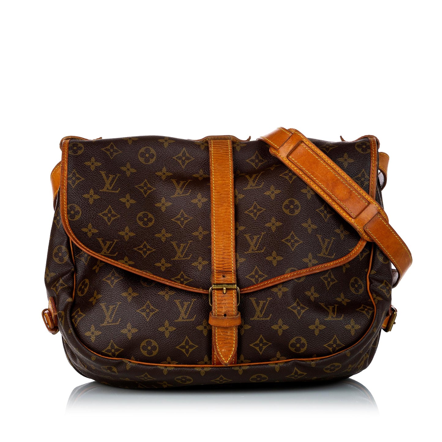 Louis Vuitton Monogram Saumur 35 (SHG-30609)