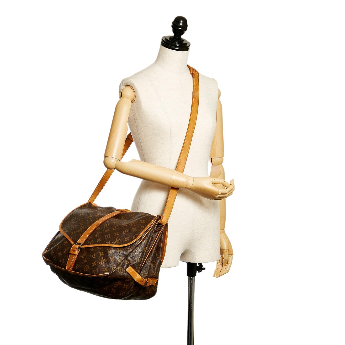 Louis Vuitton Monogram Saumur 35 (SHG-32904)