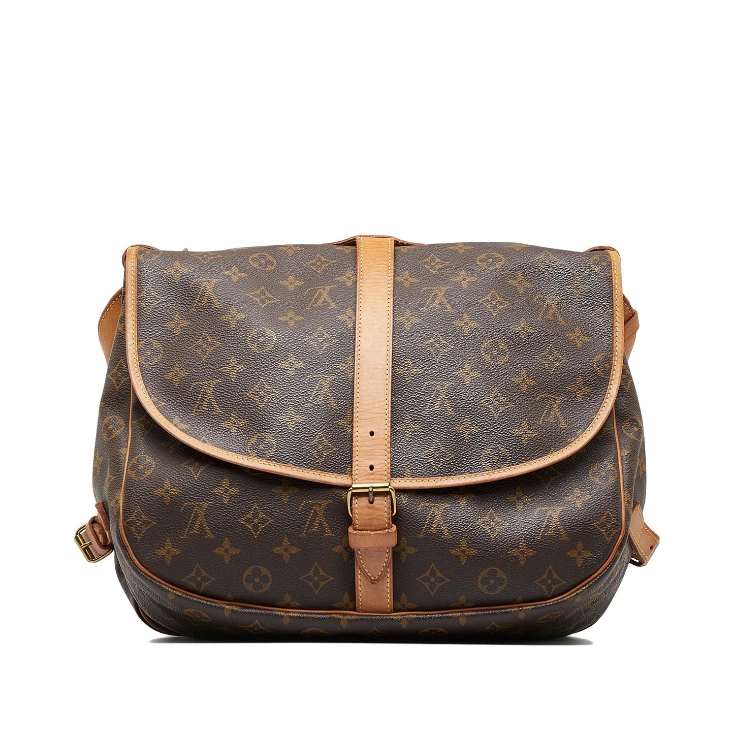 Louis Vuitton Monogram Saumur 35 (SHG-P8frKY)