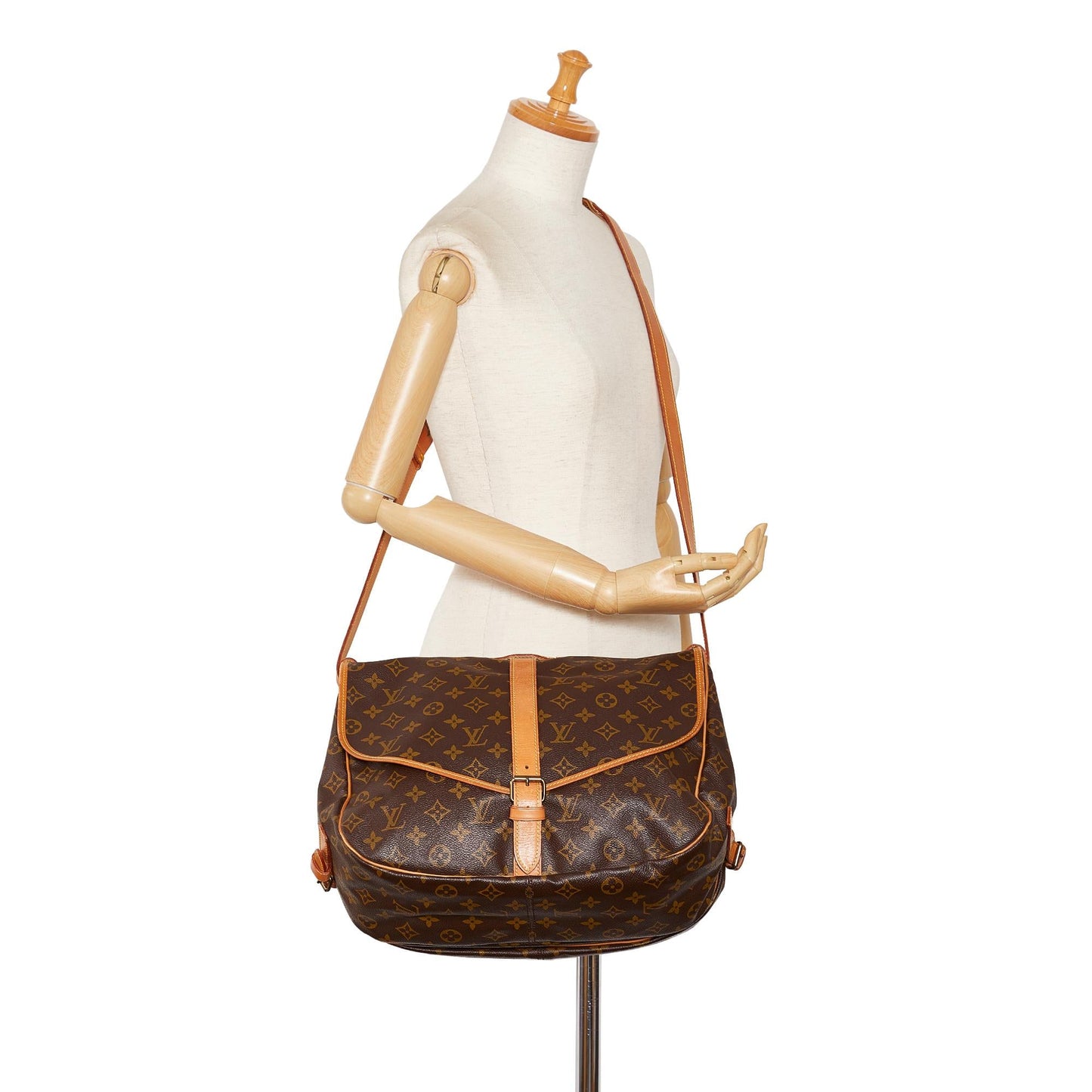 Louis Vuitton Monogram Saumur 35 (SHG-0UqiAX)