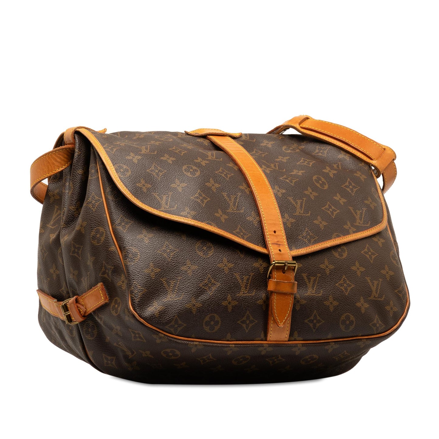 Louis Vuitton Monogram Saumur 35 (SHG-rUuXFD)