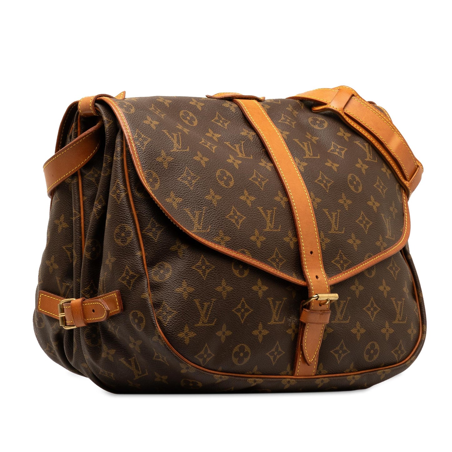 Louis Vuitton Monogram Saumur 35 (SHG-jYXZz6)