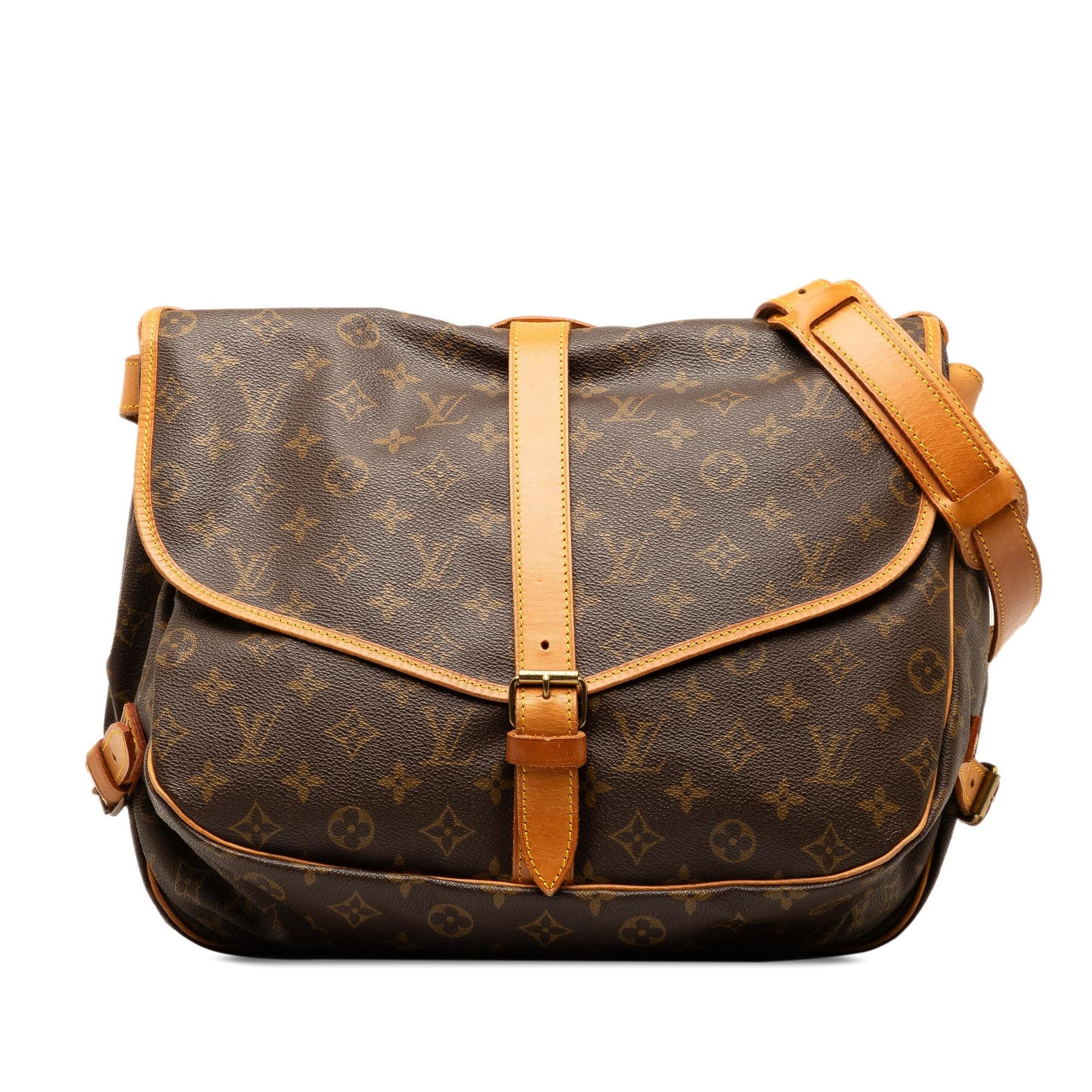 Louis Vuitton Monogram Saumur 35 (SHG-zyUtQf)