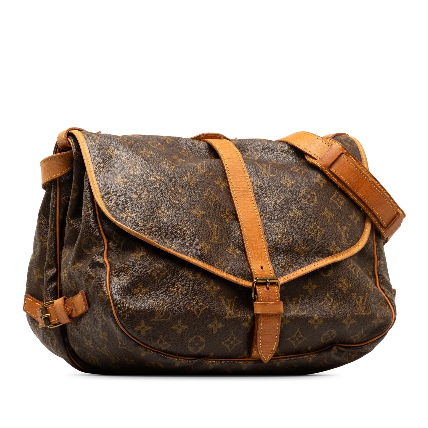 Louis Vuitton Monogram Saumur 35 (SHG-PH1kSZ)