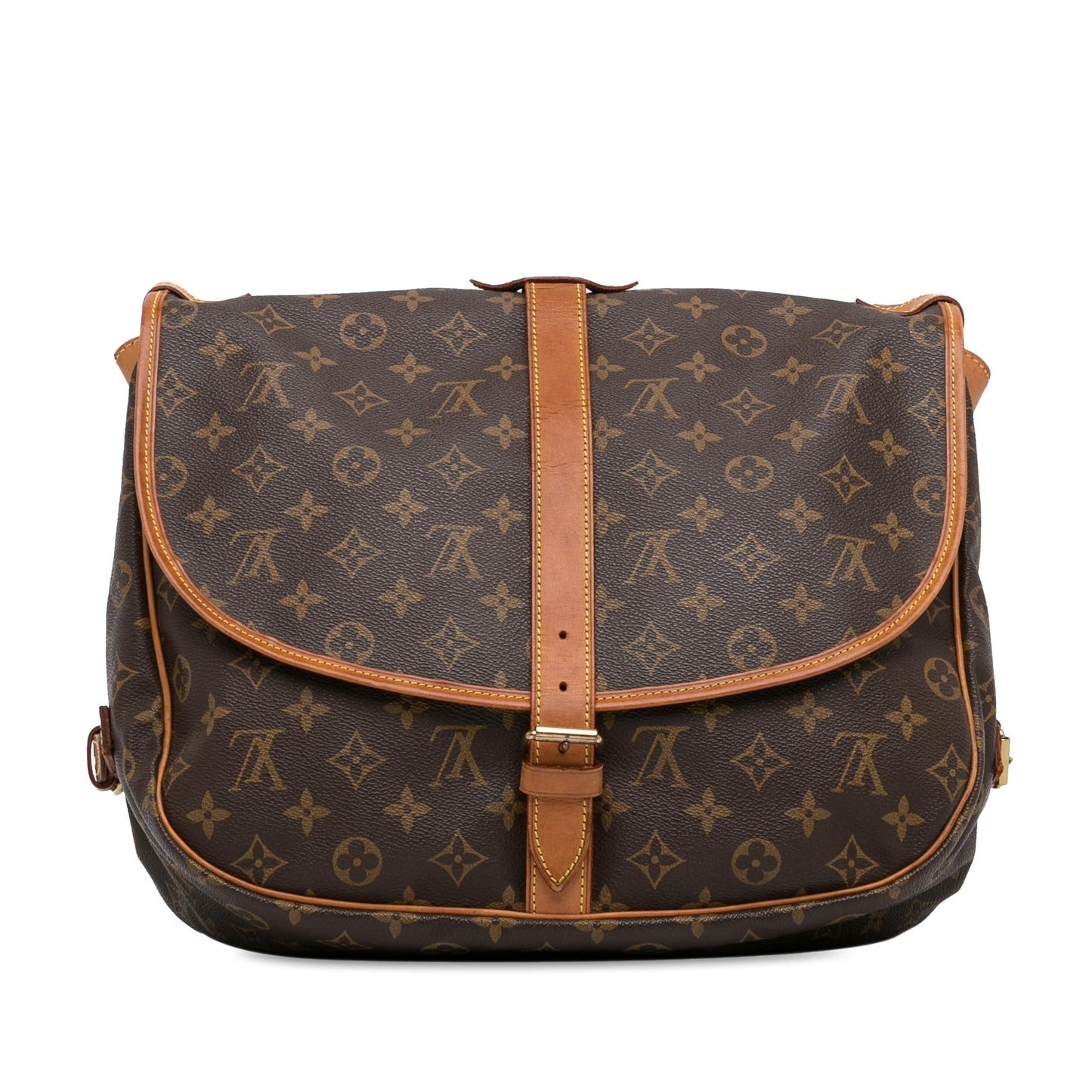 Louis Vuitton Monogram Saumur 35 (SHG-16gCnD)