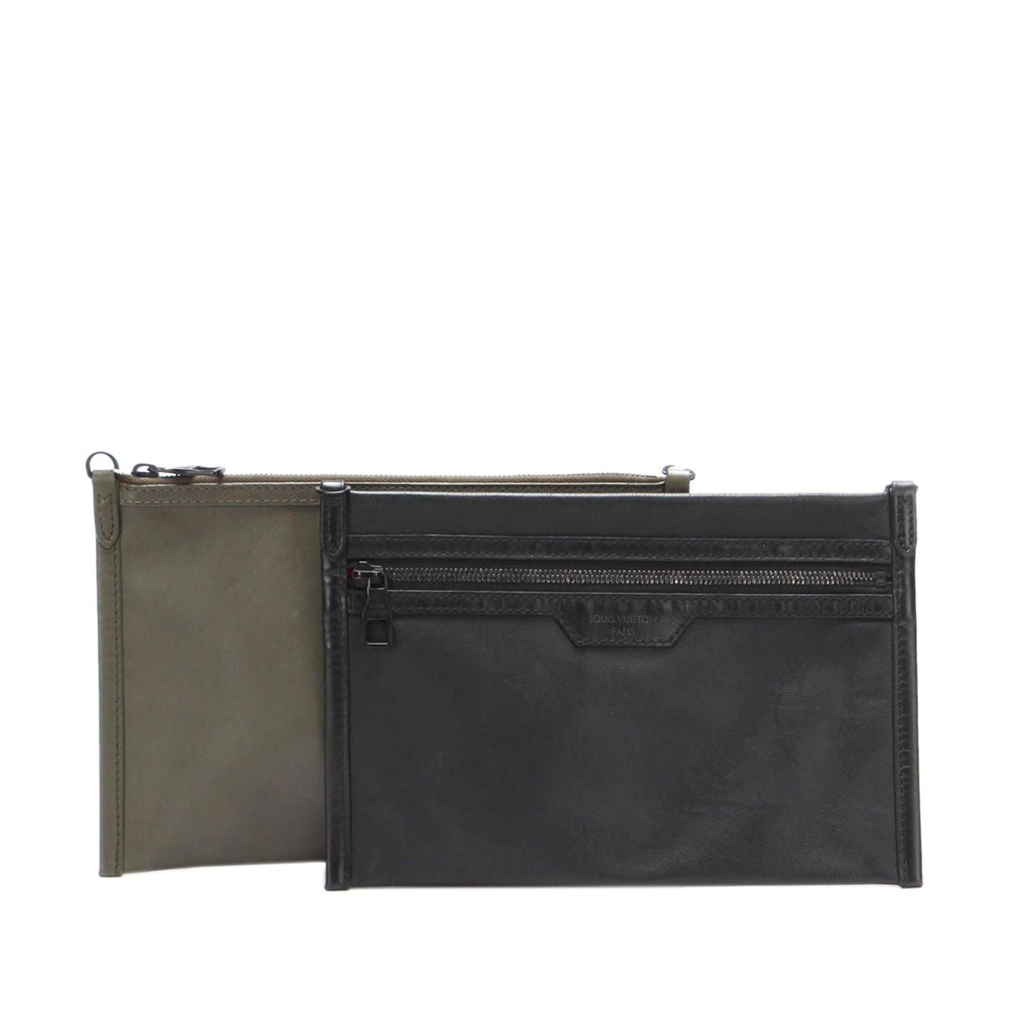 Louis Vuitton Monogram Shadow Double Flat Messenger (SHG-z0id5e)