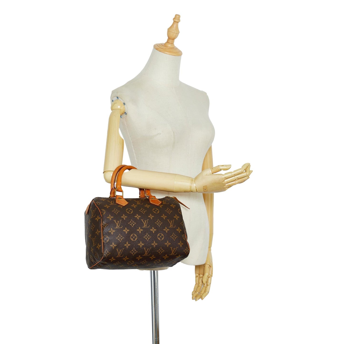 Louis Vuitton Monogram Speedy 25 (SHG-385bPR)