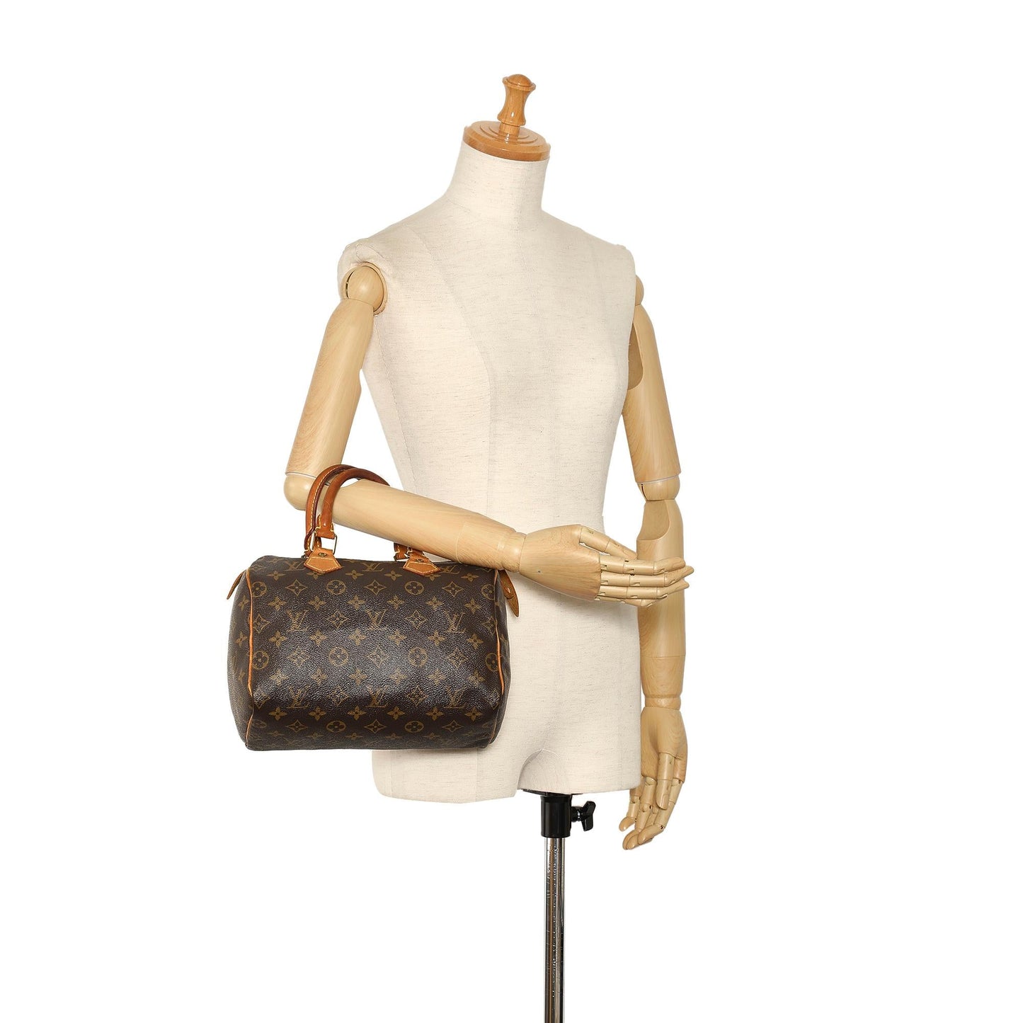 Louis Vuitton Monogram Speedy 25 (SHG-udZOa8)
