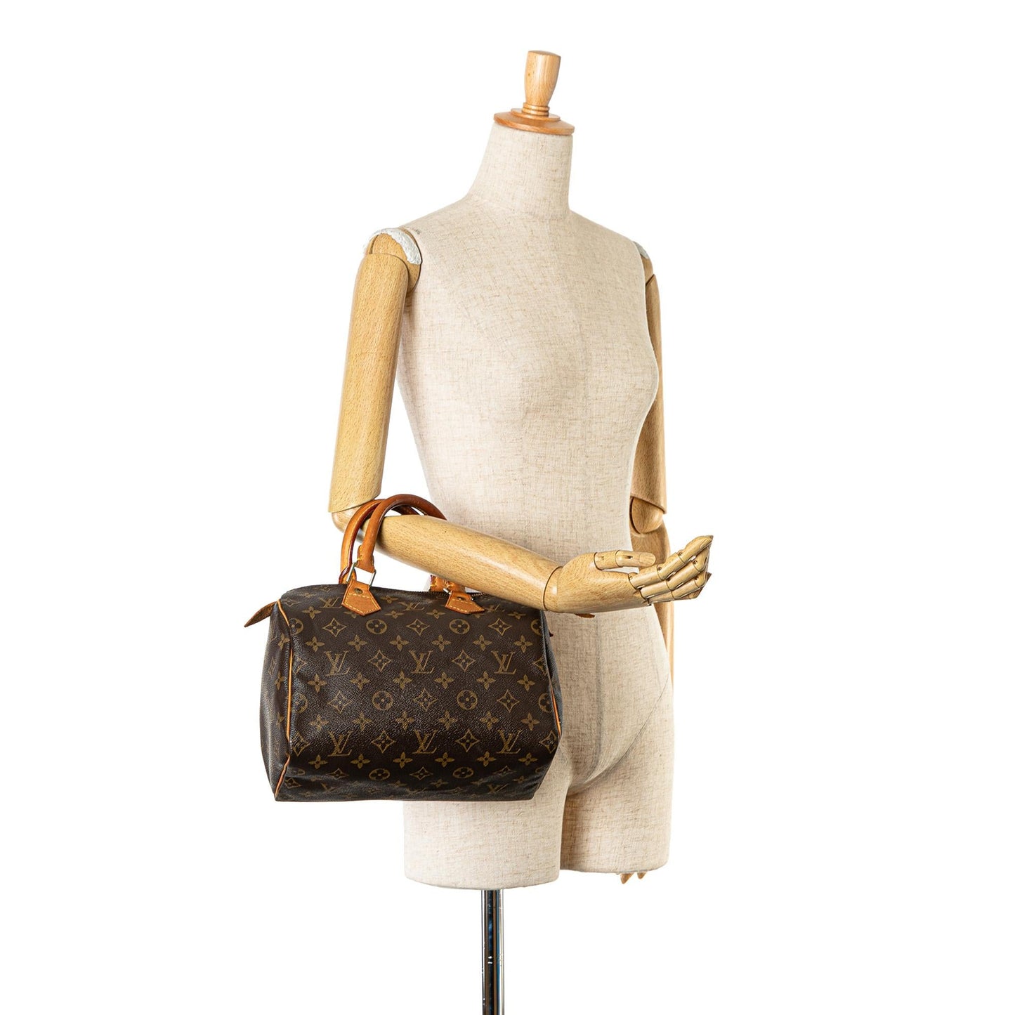 Louis Vuitton Monogram Speedy 25 (SHG-qWiYqf)