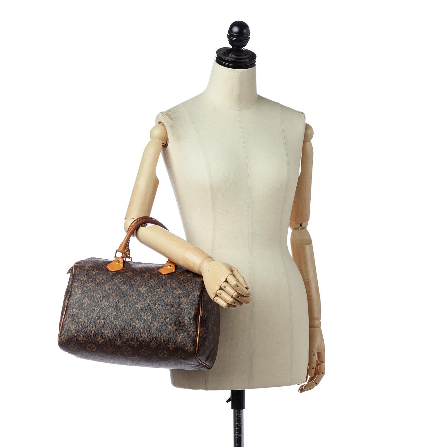 Louis Vuitton Monogram Speedy 30 (SHG-28230)