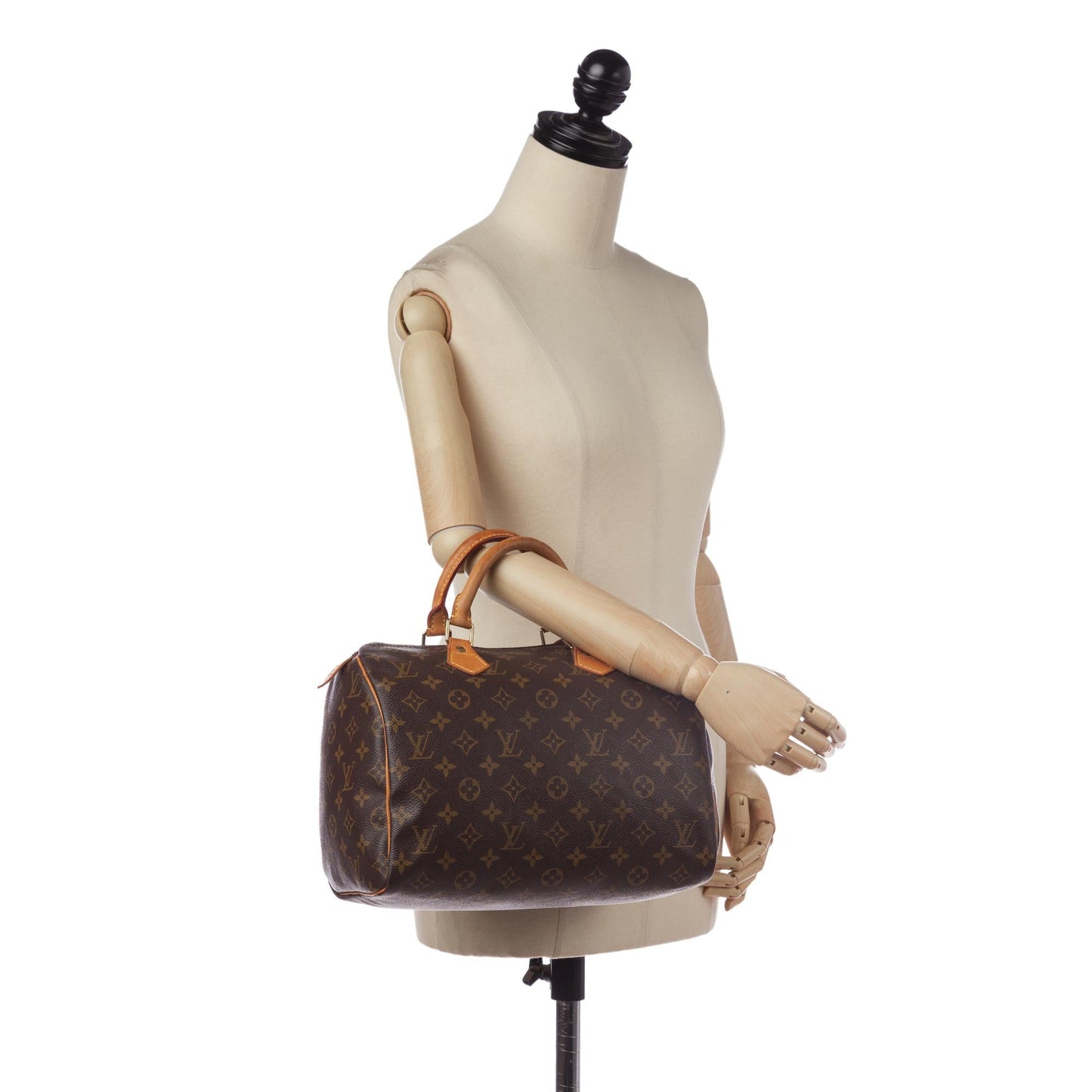Louis Vuitton Monogram Speedy 30 (SHG-33057)
