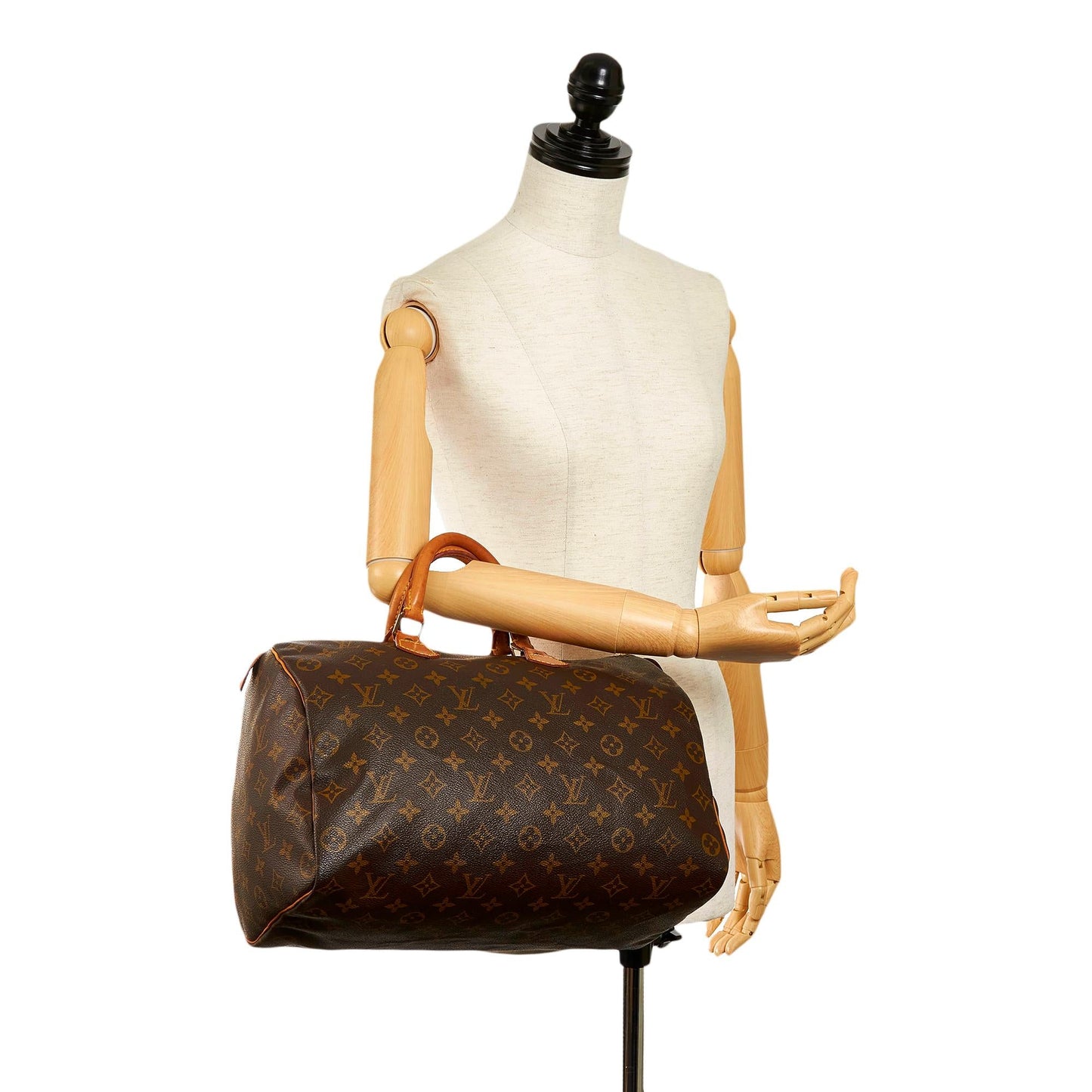 Louis Vuitton Monogram Speedy 35 (SHG-30804)