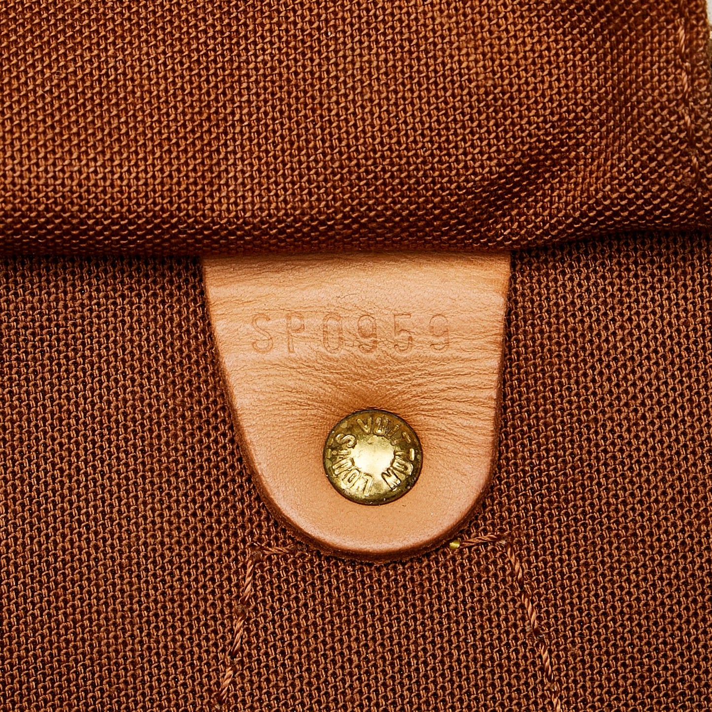 Louis Vuitton Monogram Speedy 35 (SHG-35203)