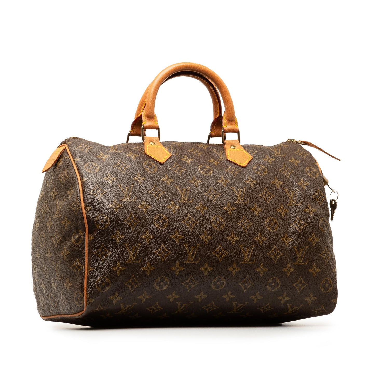 Louis Vuitton Monogram Speedy 35 (SHG-Uab37u)