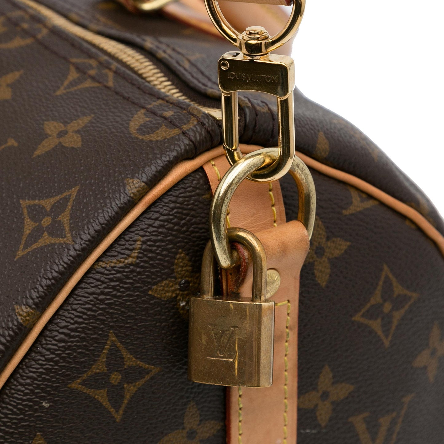 Louis Vuitton Monogram Speedy Bandouliere 35 (SHG-8GGbtI)
