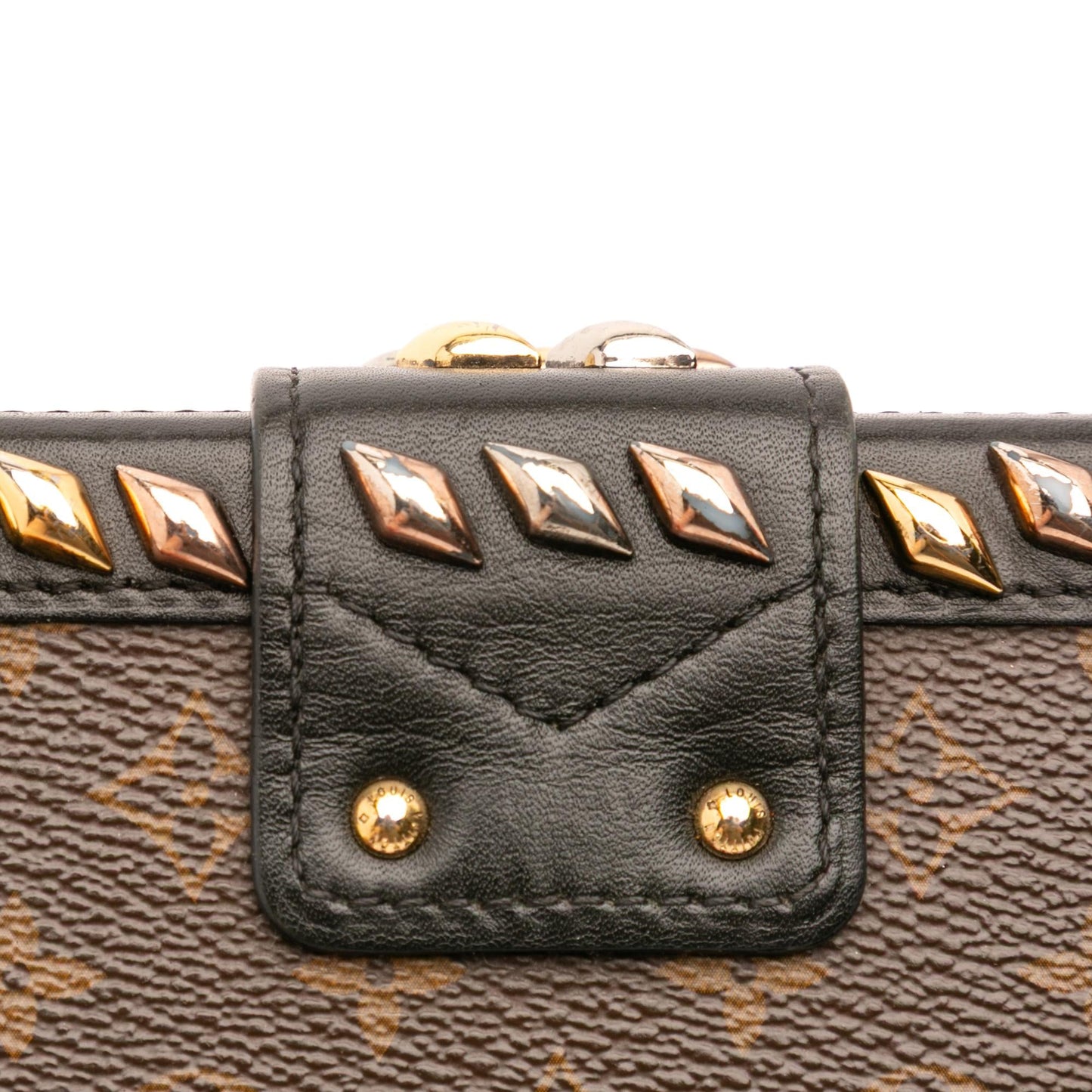 Louis Vuitton Monogram Studded Petite Malle