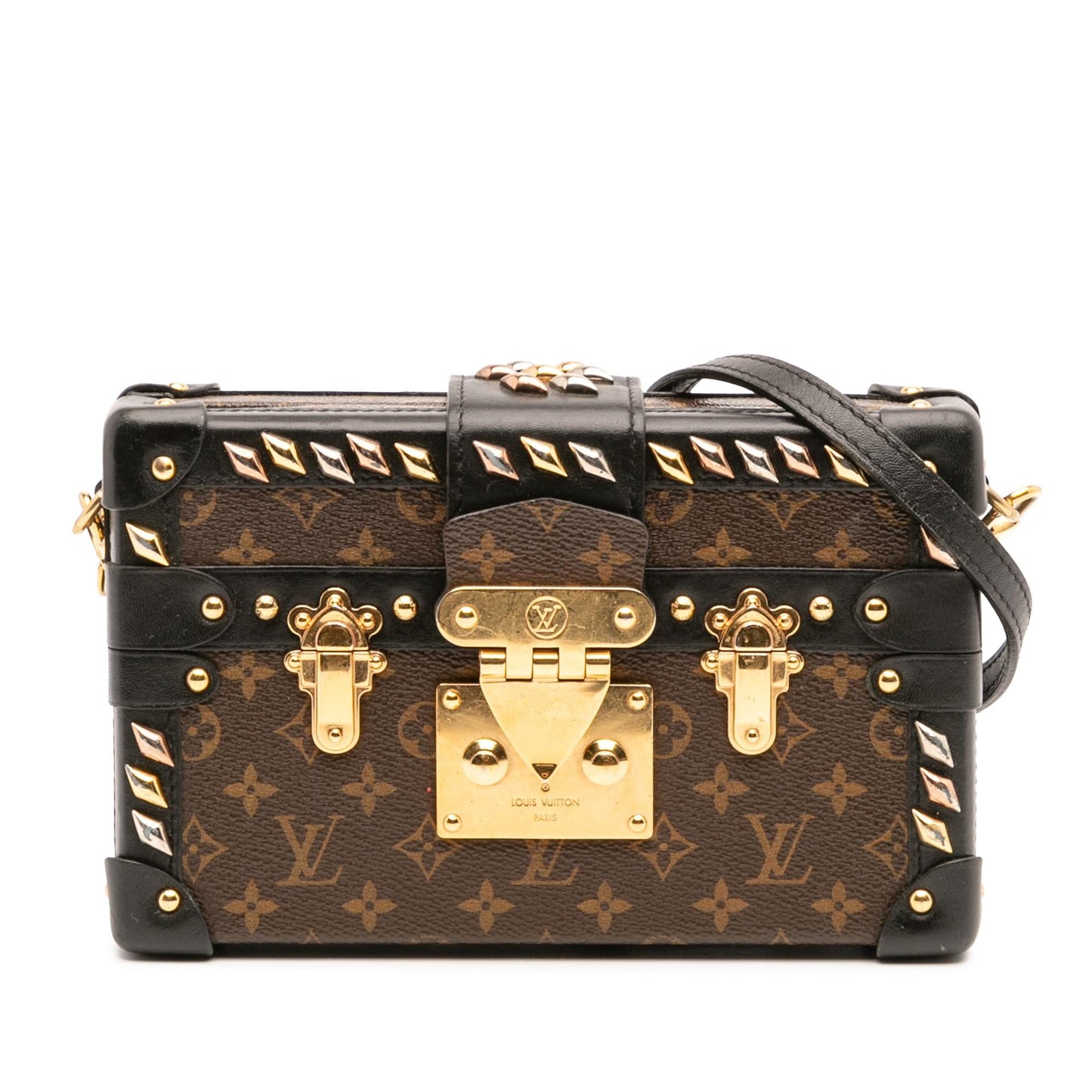 Louis Vuitton Monogram Studded Petite Malle