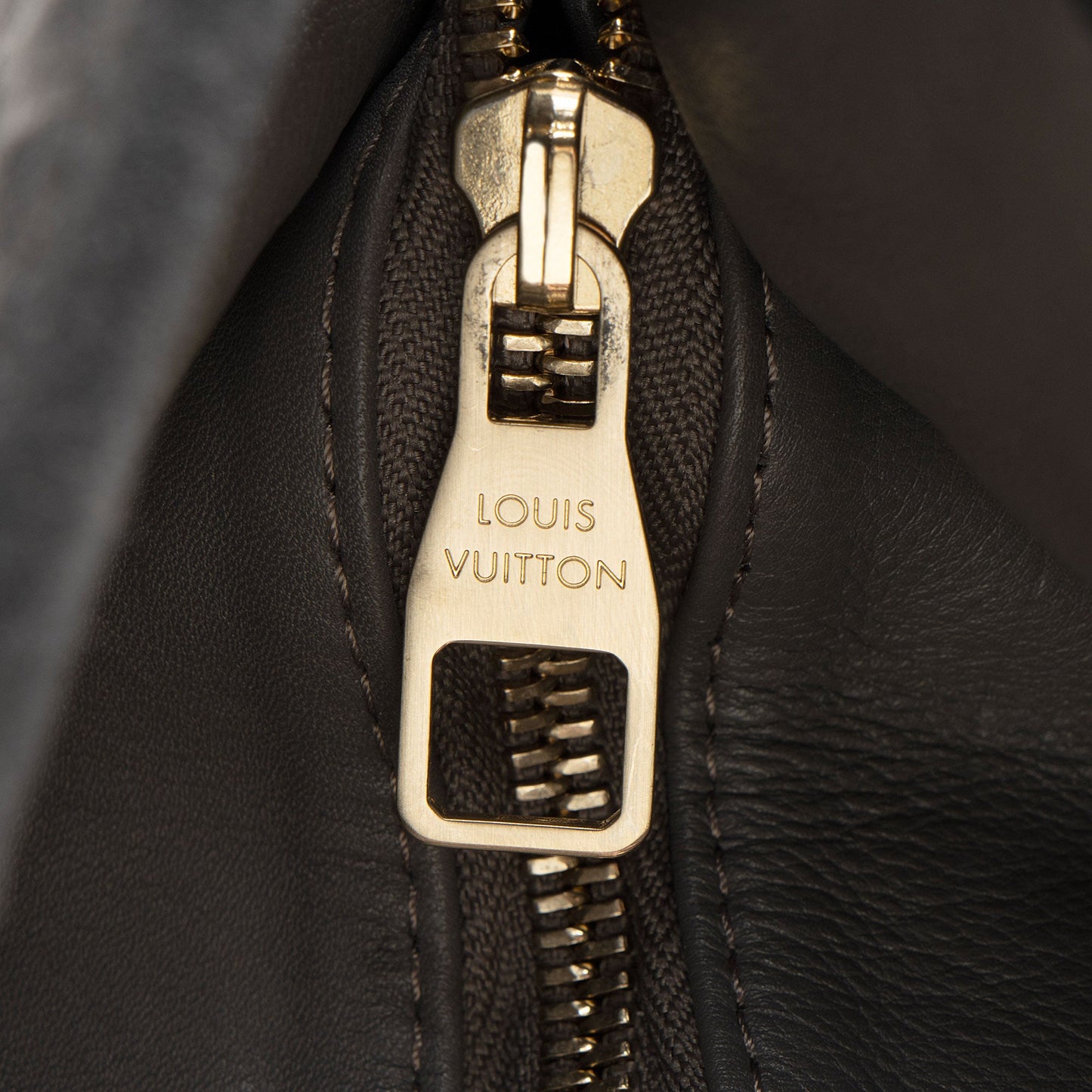 Louis Vuitton Monogram Embossed Suede Python Wish Bag