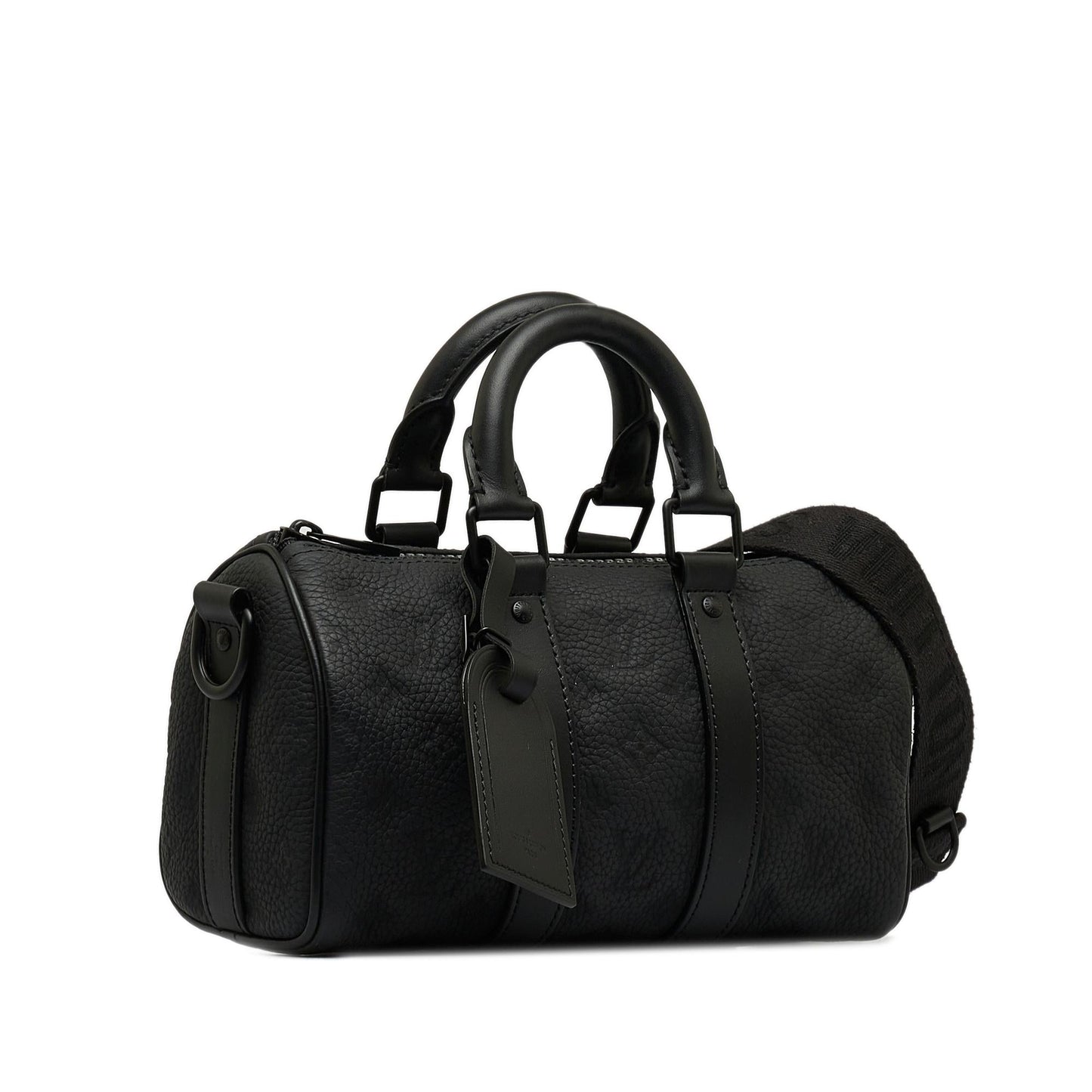 Louis Vuitton Monogram Taurillon Keepall Bandouliere 25 (SHG-ELloz4)