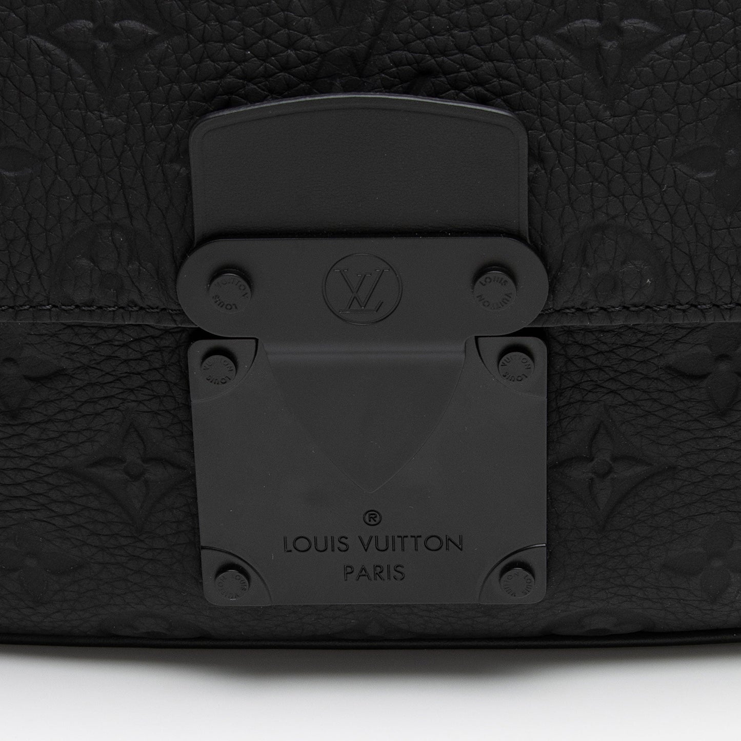 Louis Vuitton Monogram Taurillon Leather S Lock Messenger Bag (SHF-AzeZUq)