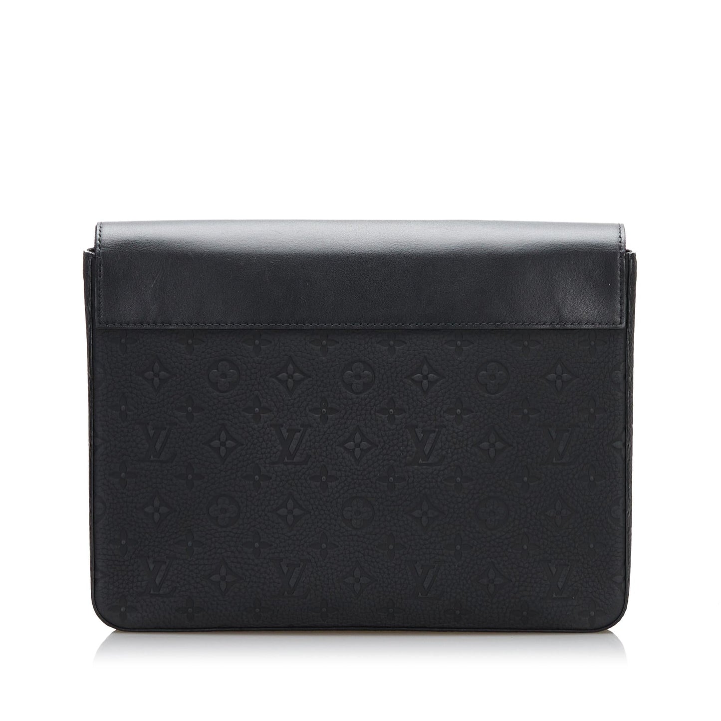 Louis Vuitton Monogram Taurillon Pochette Steamer (SHG-zdezb9)
