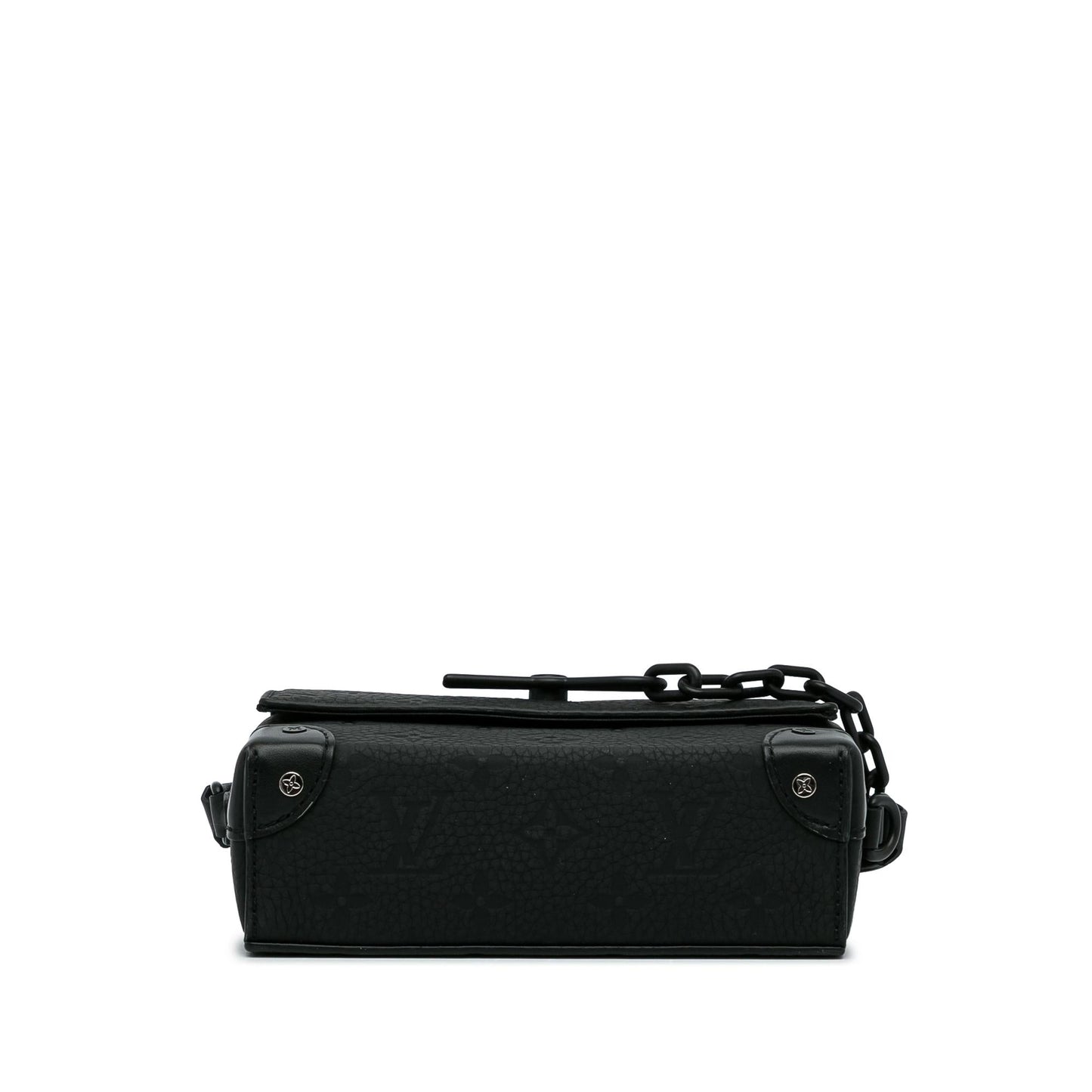 Louis Vuitton Monogram Taurillon Steamer Wearable Wallet (SHG-v0dtJ5)