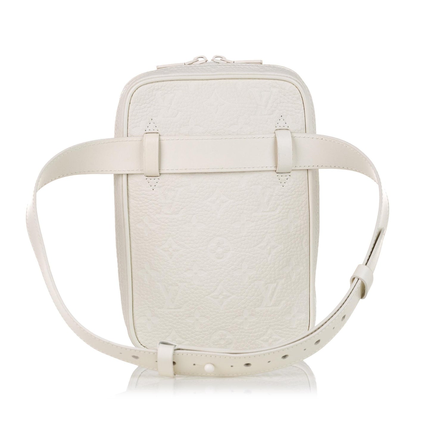 Louis Vuitton Monogram Taurillon Utility Side Belt Bag (SHG-35480)