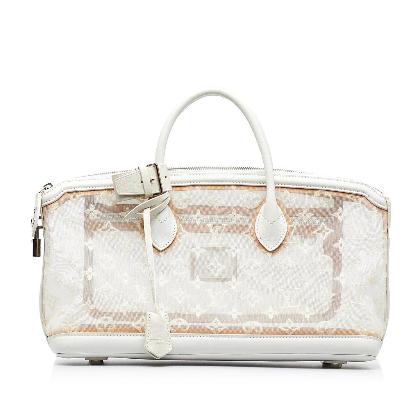 Louis Vuitton Monogram Transparence Lockit East-West (SHG-D5r051)