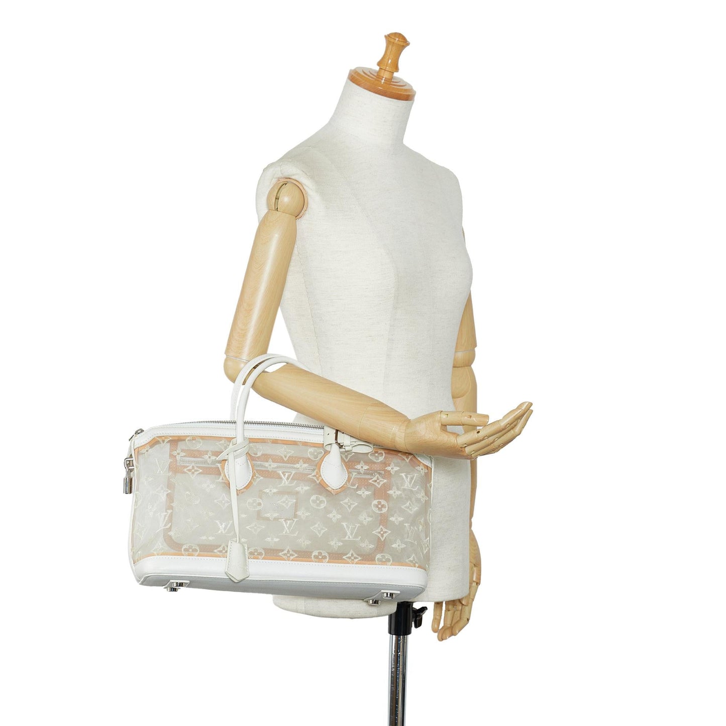 Louis Vuitton Monogram Transparence Lockit East-West (SHG-D5r051)