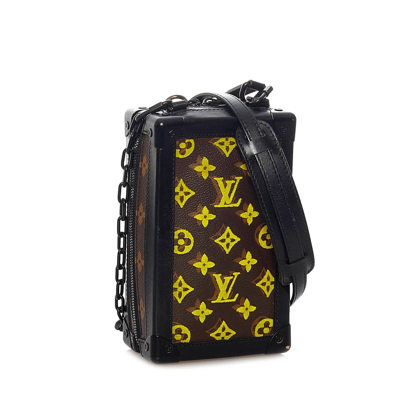 Louis Vuitton Monogram Tuffetage Vertical Soft Trunk (SHG-IV1f3Q)