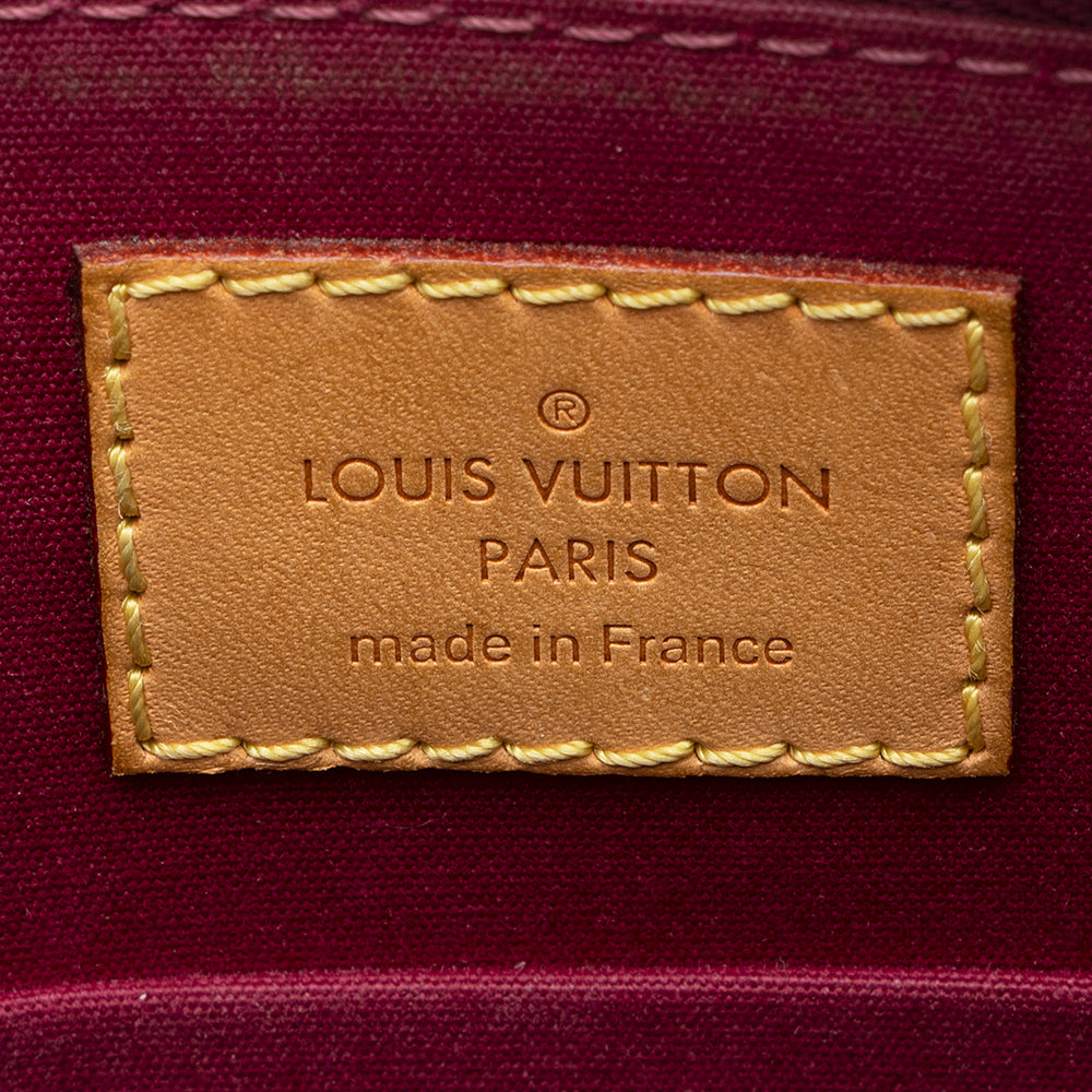 Louis Vuitton Monogram Vernis Alma BB Satchel (SHF-20801)
