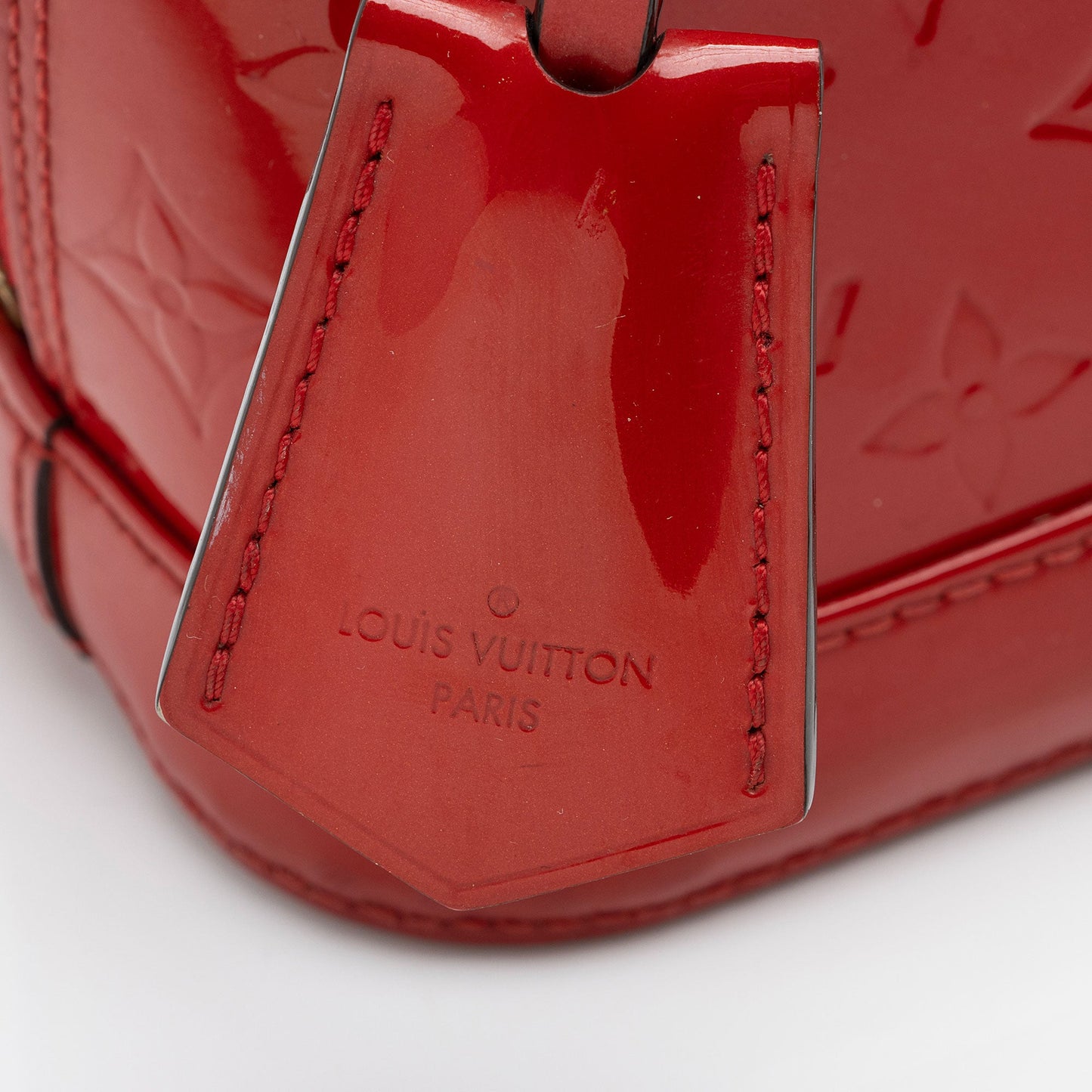 Louis Vuitton Monogram Vernis Alma BB Satchel (SHF-hhcc07)