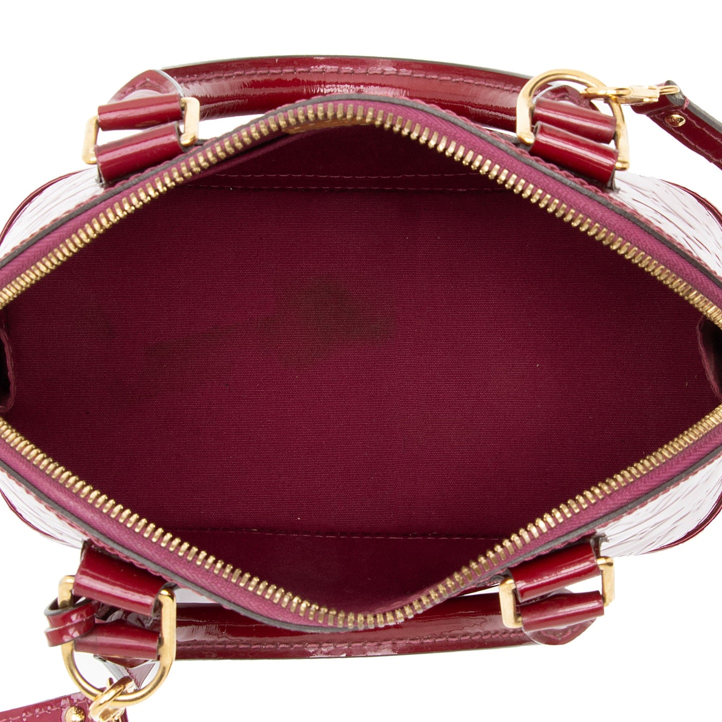 Louis Vuitton Monogram Vernis Alma BB Satchel (SHF-3pzOjE)
