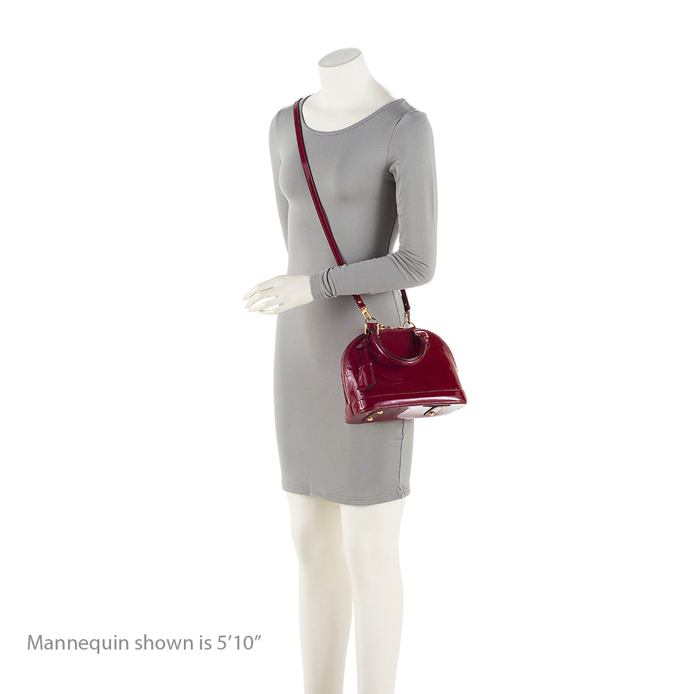 Louis Vuitton Monogram Vernis Alma BB Satchel (SHF-3pzOjE)