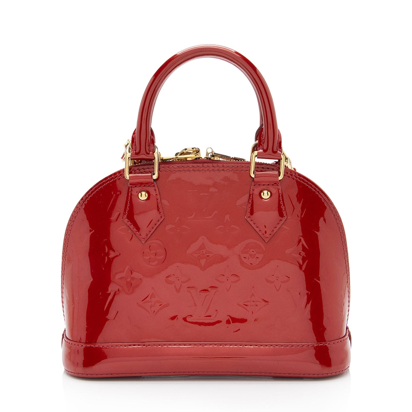 Louis Vuitton Monogram Vernis Alma BB Satchel (SHF-vZDusC)