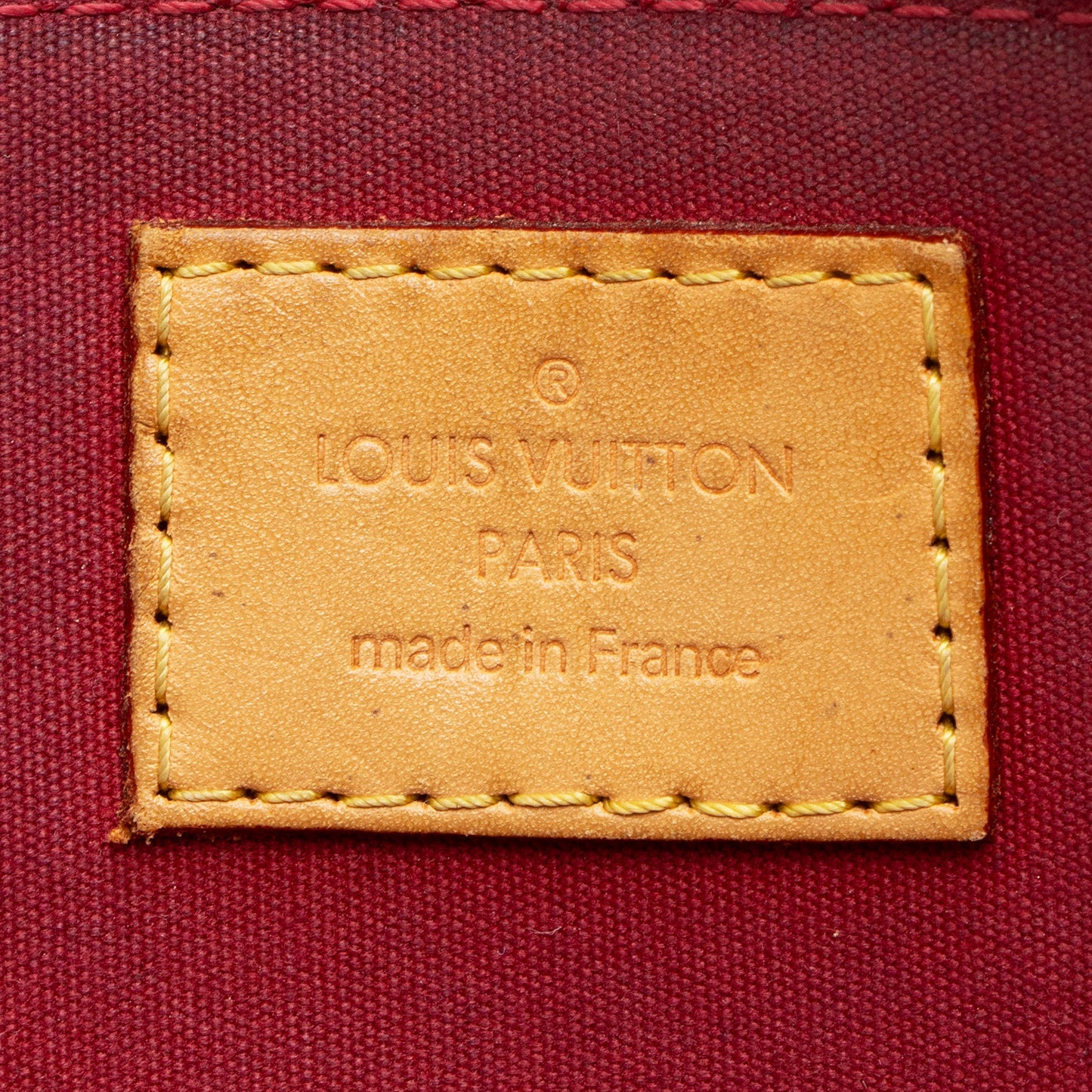 Louis Vuitton Monogram Vernis Alma BB Satchel